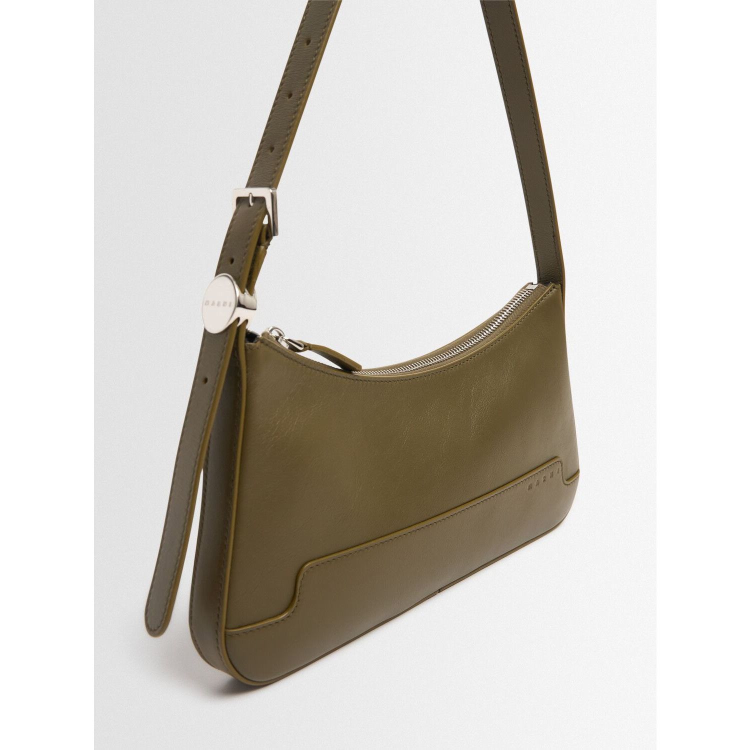 Marni MARNI Dot Deep Sage Leather Shoulder Bag New & Authentic Size ONE SIZE - 2 Thumbnail