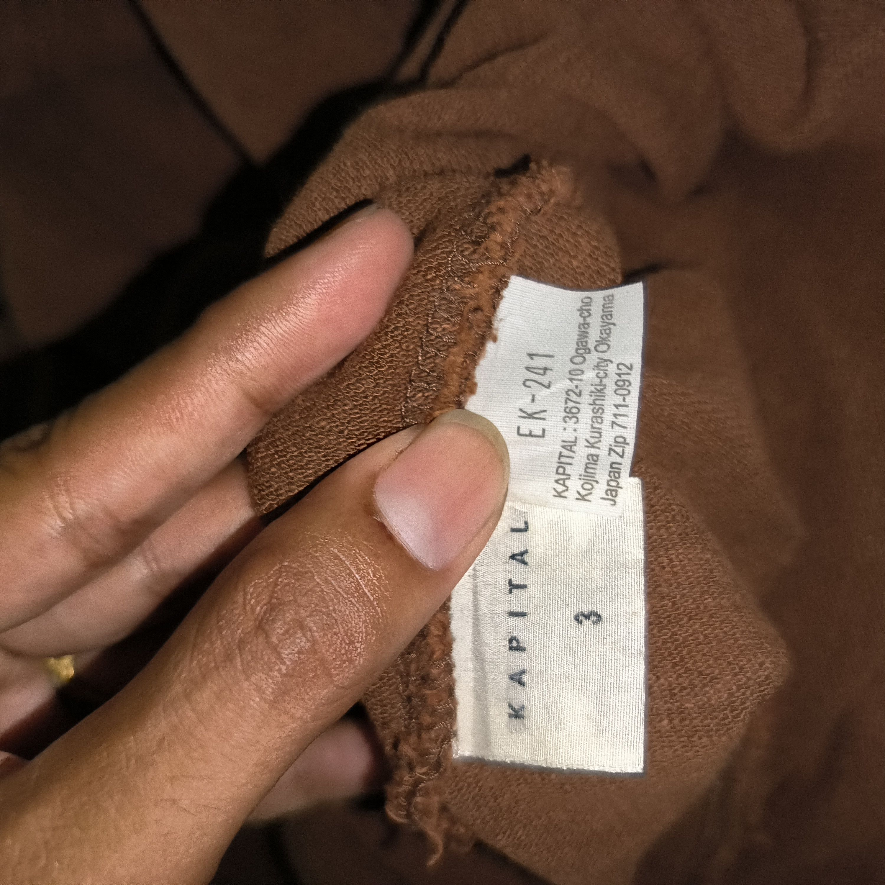 Japanese Brand × Kapital Kapital Japan Unfinished Shirts Size US L / EU 52-54 / 3 - 4 Thumbnail