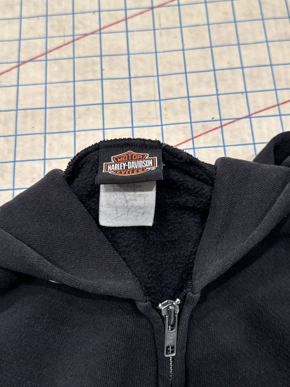 Harley Davidson Harley Davidson Blue Flames Full Zip Hoodie Honolulu Mens XL Size US XL / EU 56 / 4 - 10 Thumbnail