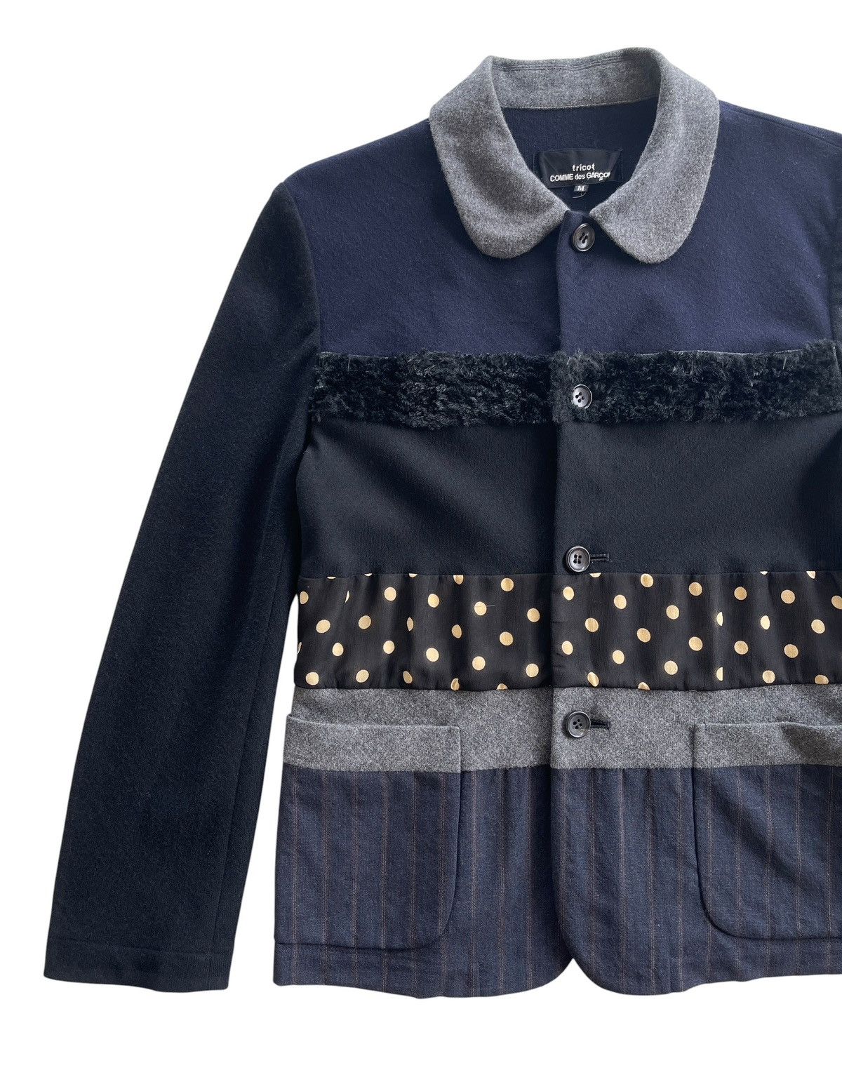 Tricot Comme des Garcons AD2000 Tricot Comme Des Garcons Polkadot Coat Size M / US 6-8 / IT 42-44 - 7 Thumbnail