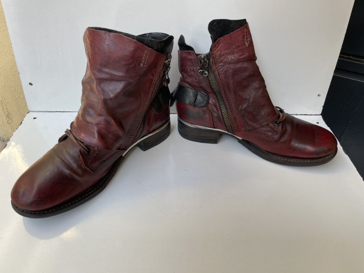 A.S.98 A.S.98 Leather Boho Biker Women's Boots EUR 37 | US 6.5 -7 Size US 7 / IT 37 - 8 Thumbnail