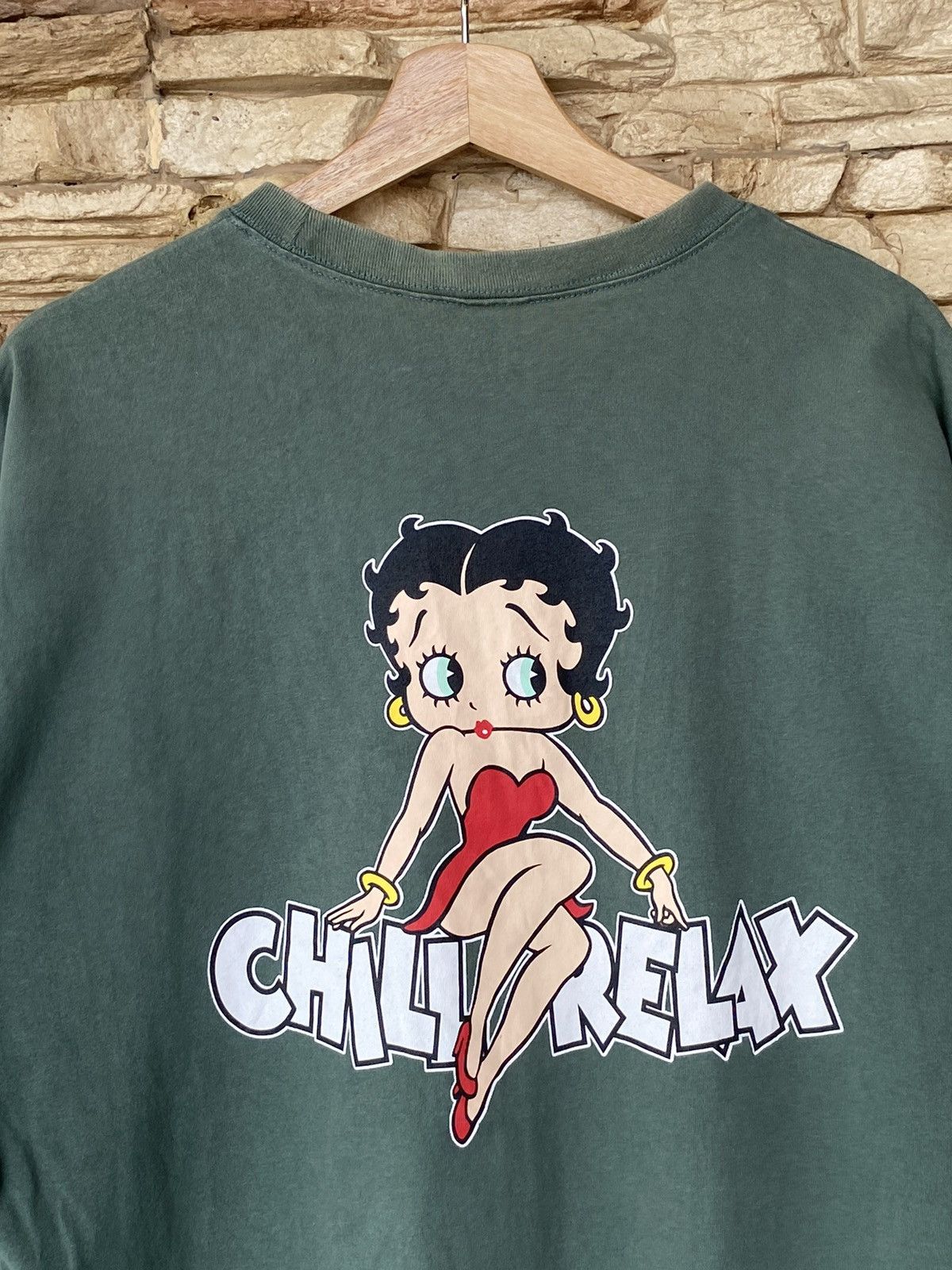 Vintage Vintage Betty Boop “Chill Relax” Oversized Tees Size US L / EU 52-54 / 3 - 5 Thumbnail