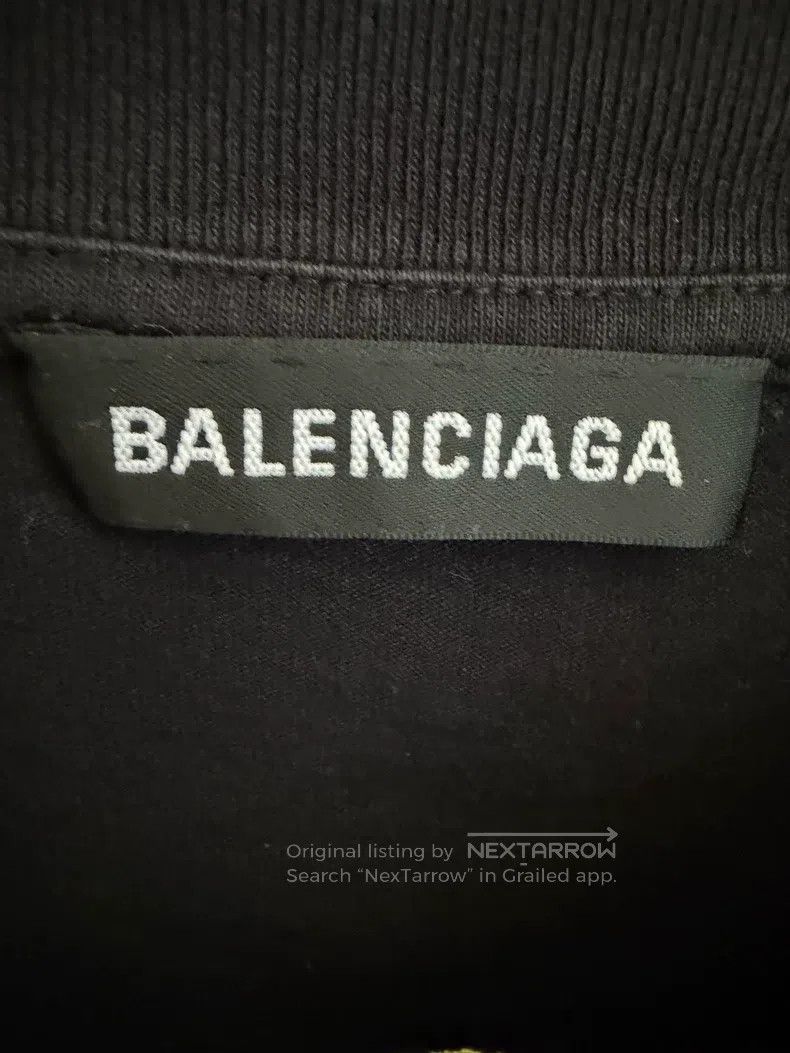 Balenciaga Balenciaga Back Heart Embroidered Logo Short Sleeve Size US M / EU 48-50 / 2 - 3 Thumbnail