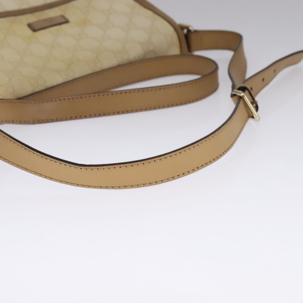 Gucci GUCCI GG Supreme Shoulder Bag Pvc Beige Gold Size ONE SIZE - 7 Thumbnail