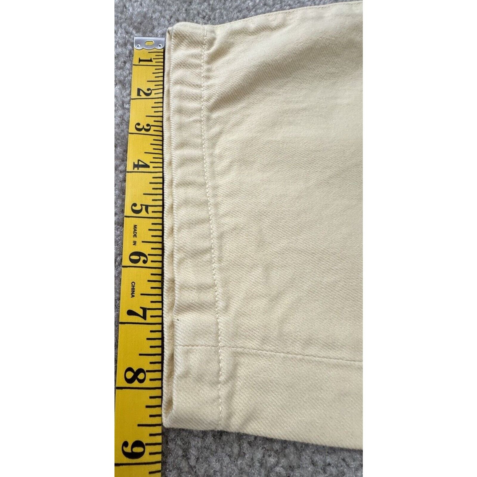 Edwin EDWIN Maiia Cropped Wide leg yellow Jeans Large New $228 Size 37" - 12 Thumbnail
