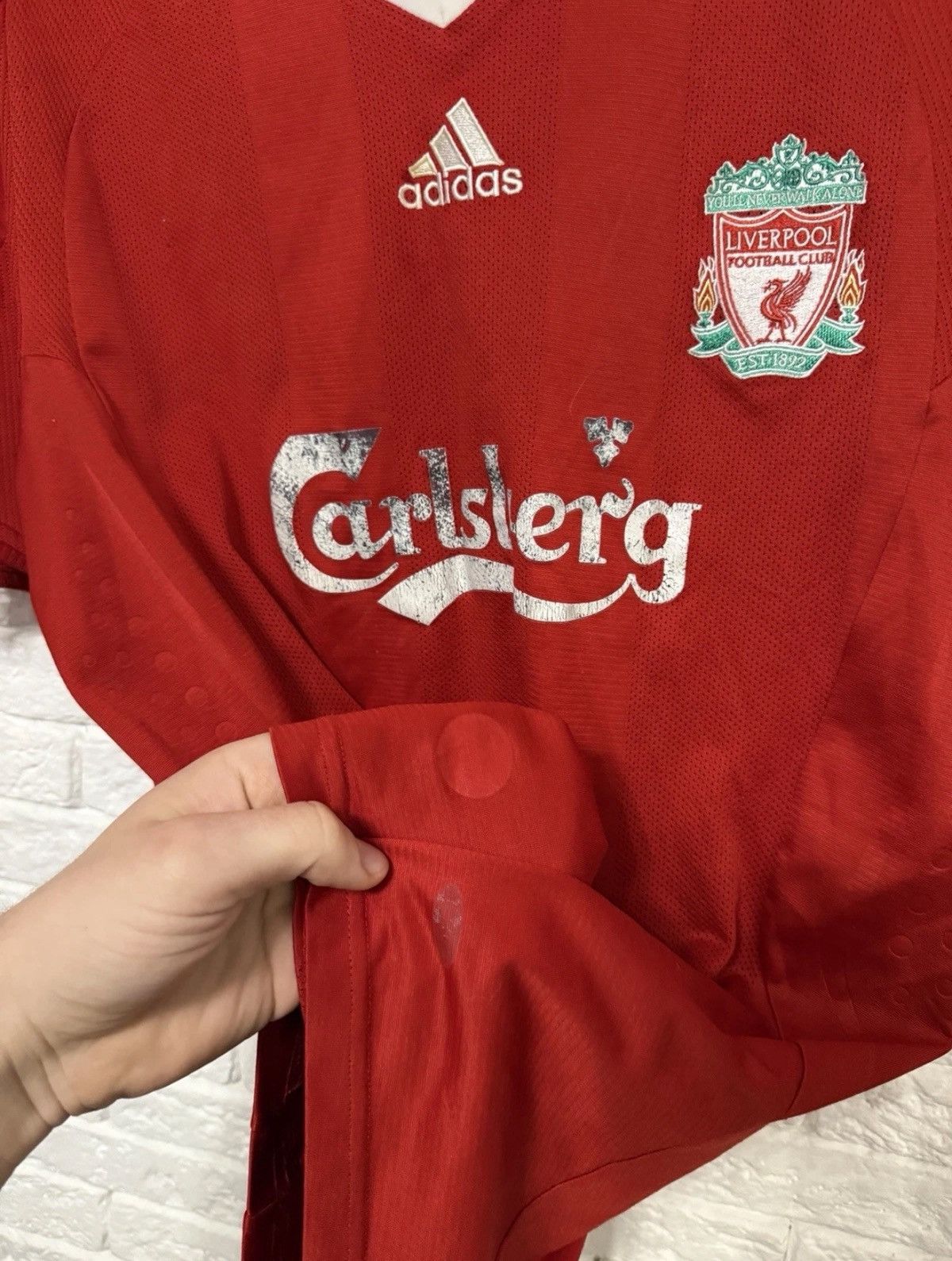 Adidas Adidas Liverpool 08/10 Jersey Home Football Shirt Sz M Size US M / EU 48-50 / 2 - 5 Thumbnail
