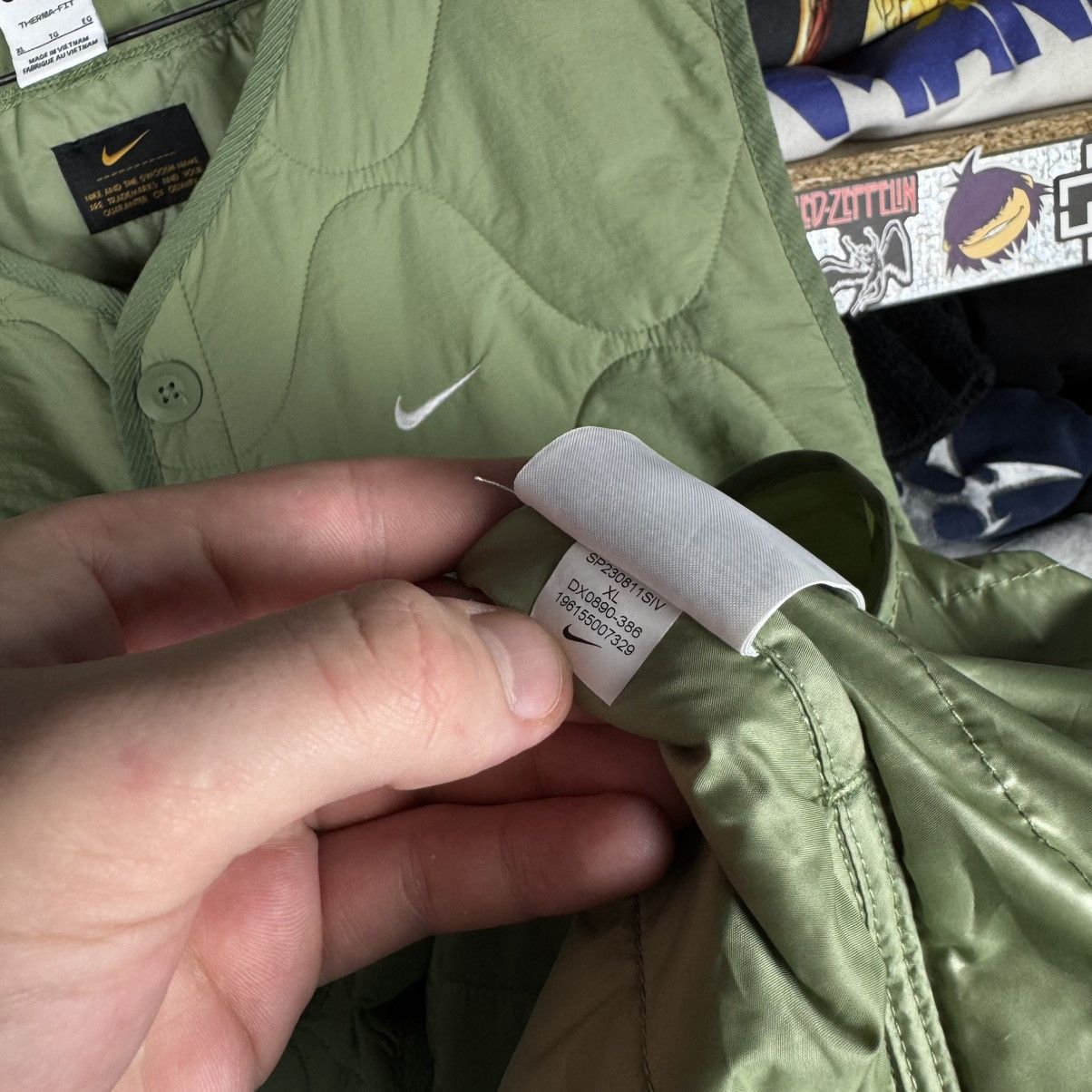 Nike NIKE LIFE MILITARY STYLE INSULATED LINER VEST Sz X-LARGE Size US XL / EU 56 / 4 - 6 Thumbnail
