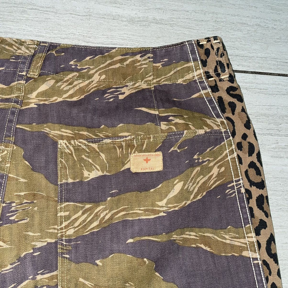 Kapital Kapital Reversible Tiger Camo & Cheetah OG 107 Style Trouse Size US 34 / EU 50 - 11 Thumbnail