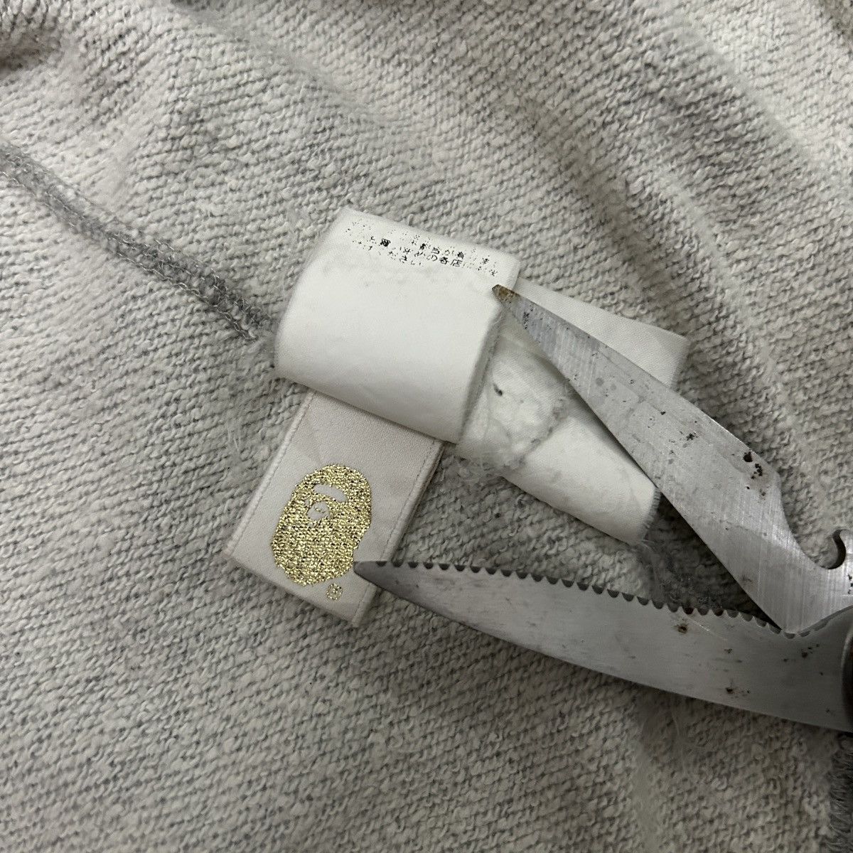 Bape × Swarovski Vintage Bape Swarovski College Logo Full Zip Hoodie Size US M / EU 48-50 / 2 - 16 Thumbnail