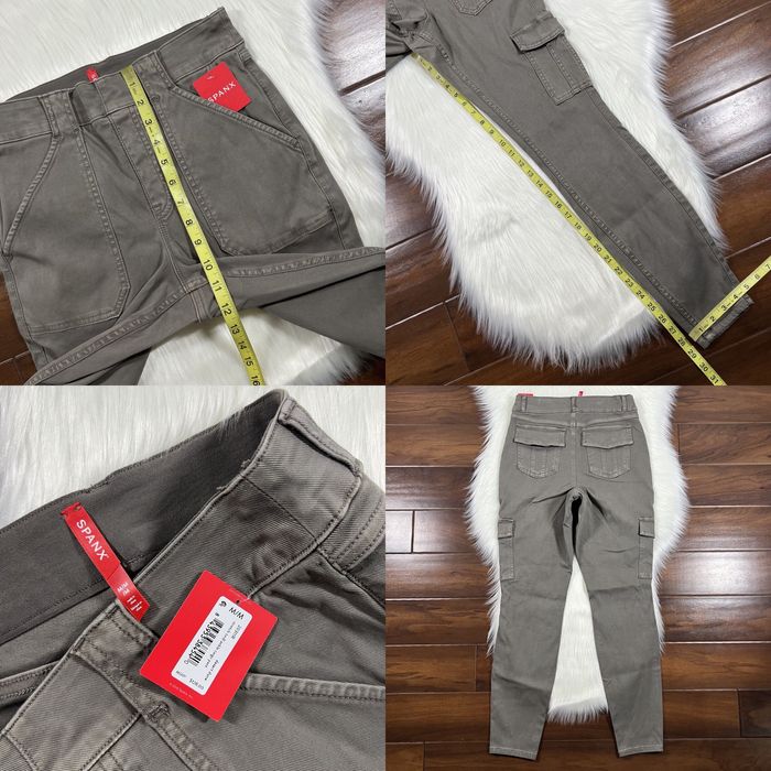 Stretch Twill Ankle Cargo Pants