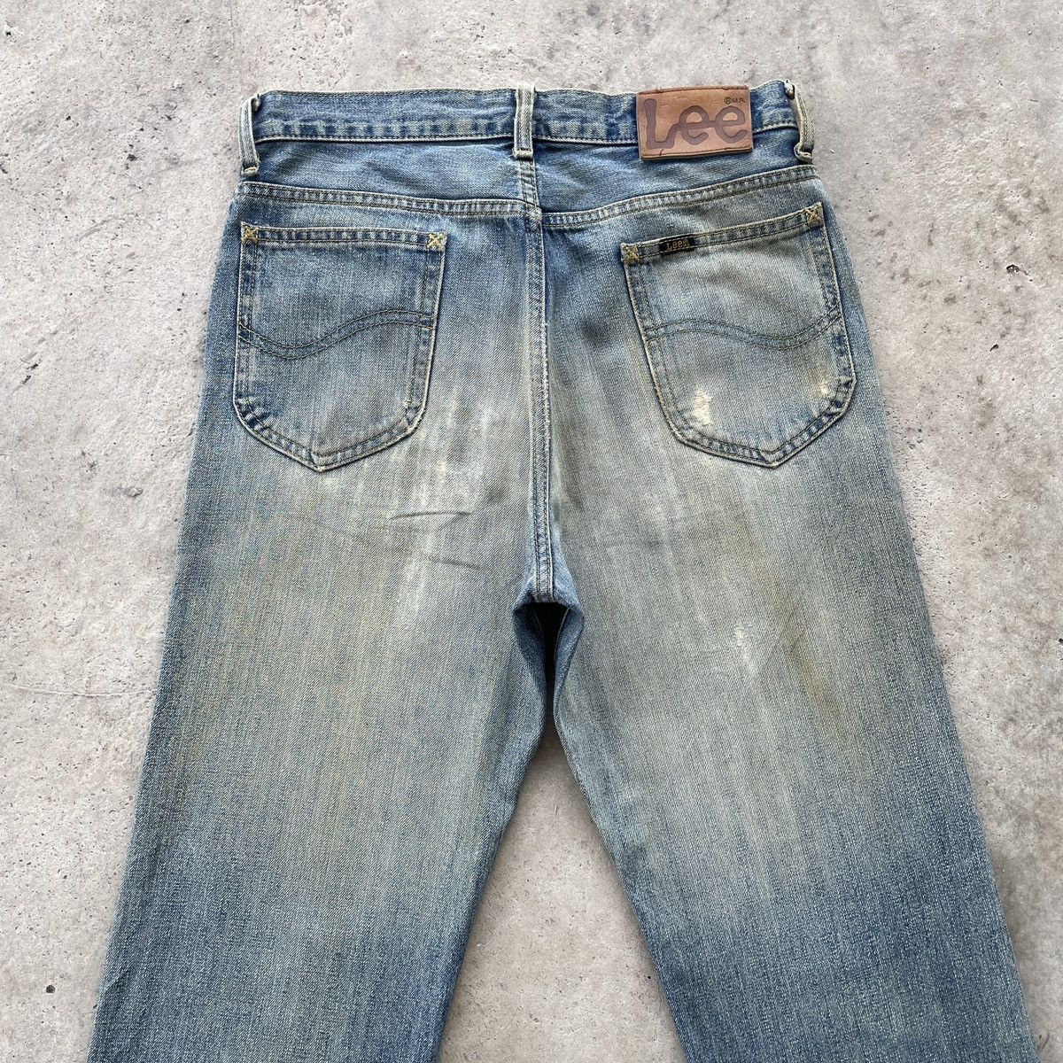 Japanese Brand Vintage Japan Lee Rusty Faded Distressed Jeans Denim Pants Size US 30 / EU 46 - 11 Thumbnail