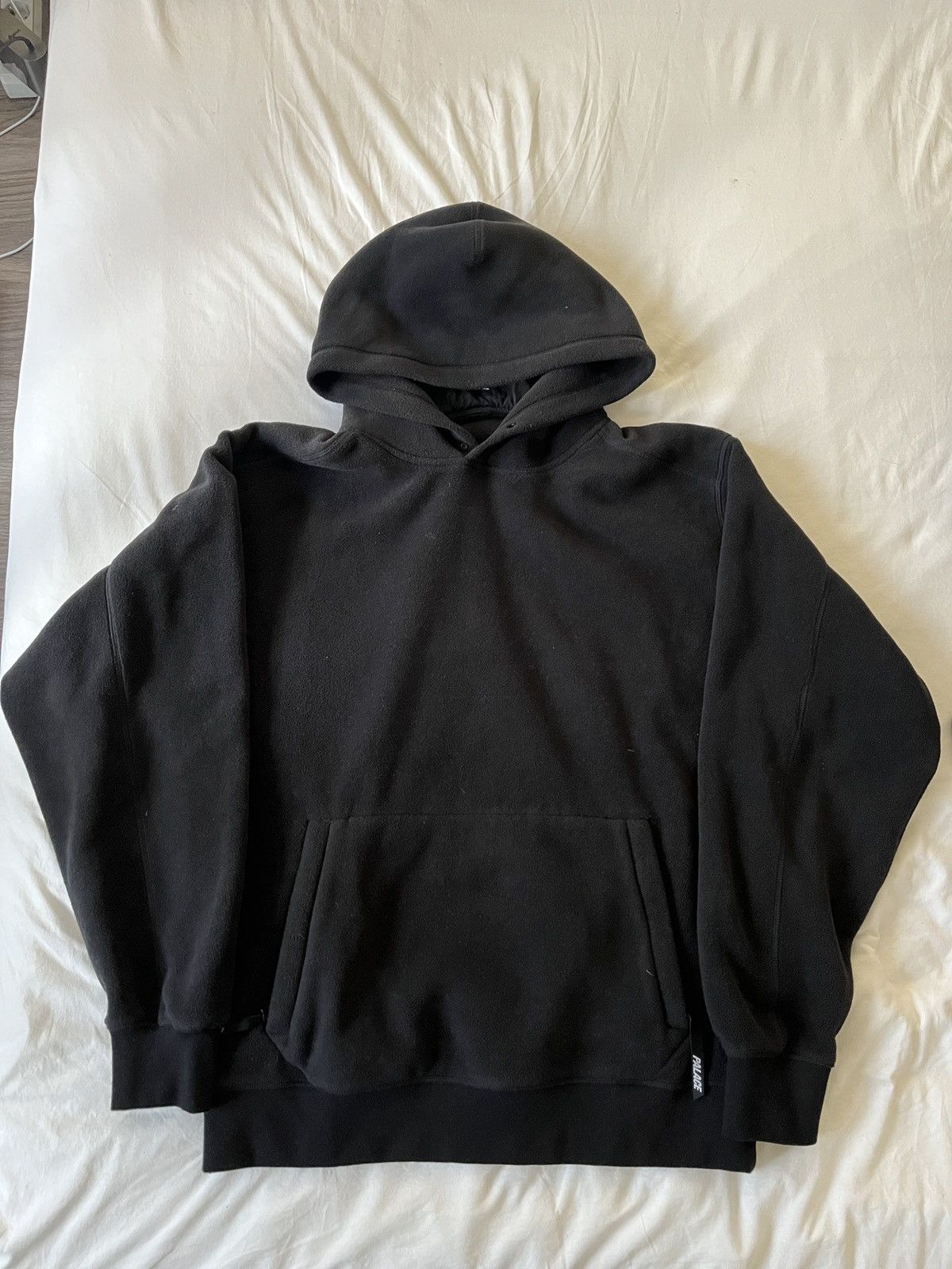 image of Palace Polartec Lazer Hood Black (Ultimo 2017), Men's (Size XL)