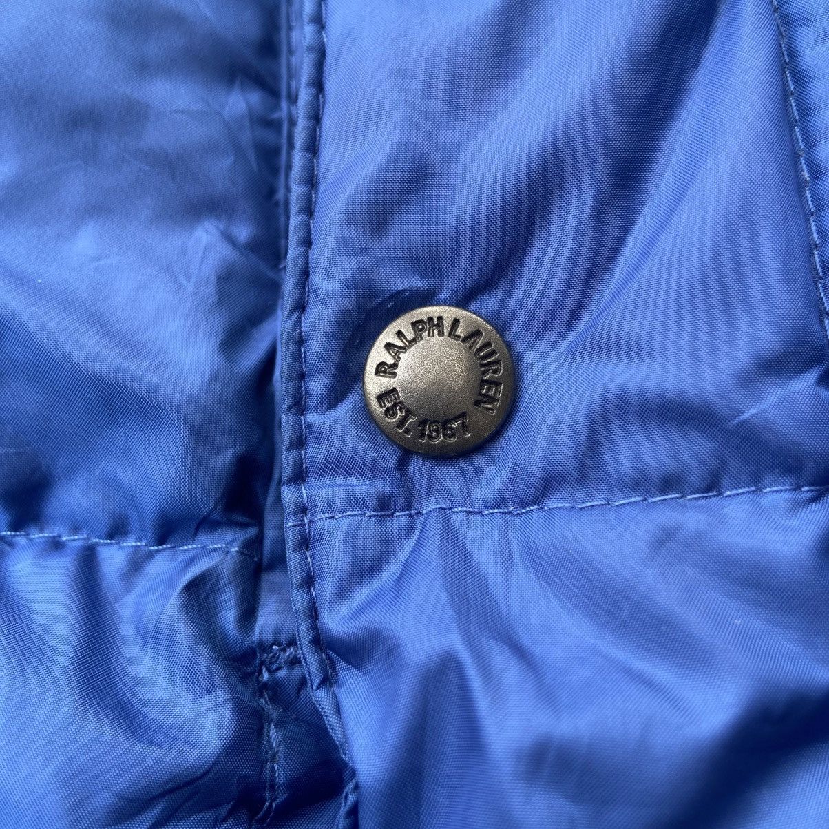 Polo Ralph Lauren 1990s Polo Ralph Lauren - Snap Button Puffer Down Vest Size US L / EU 52-54 / 3 - 8 Thumbnail
