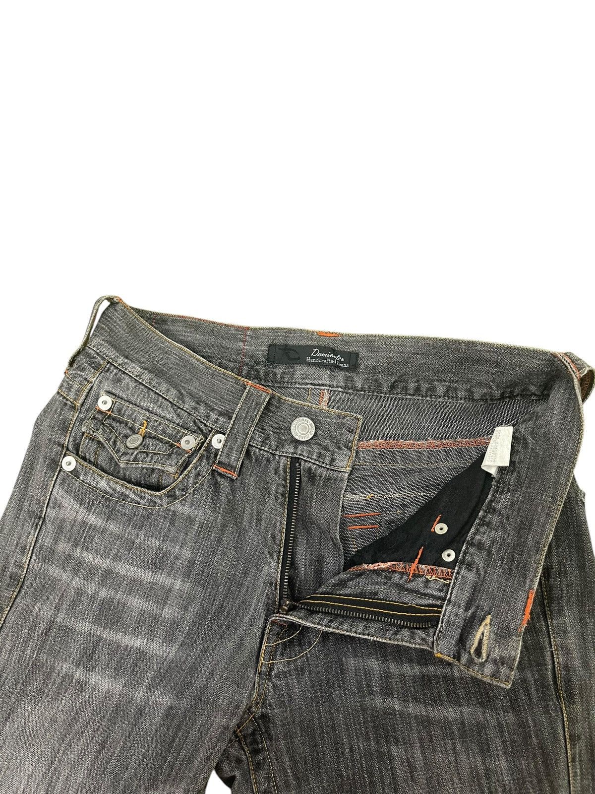 Japanese Brand Flare Jeans Dominate Faded Distress Boot Cut 1🟦1 Size US 30 / EU 46 - 9 Thumbnail