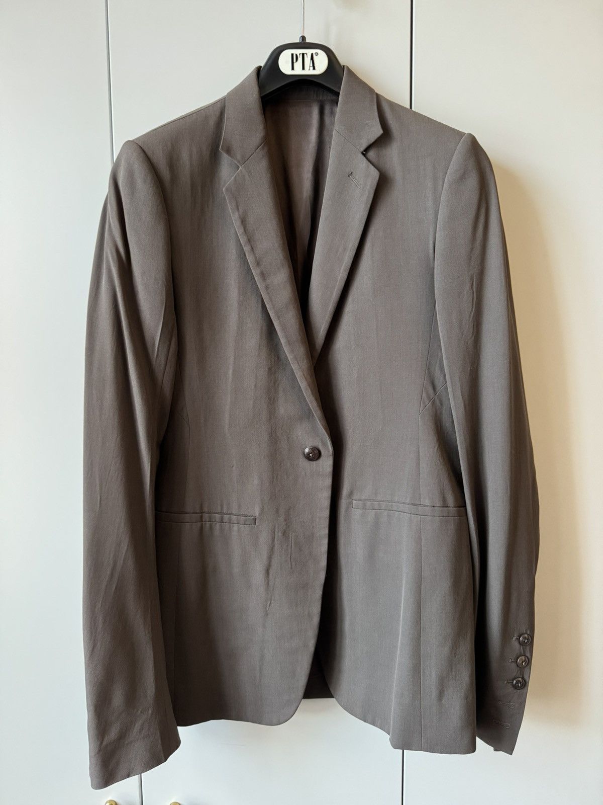 Rick Owens Rick Owens blazer in Dark Dust Size 48S - 14 Thumbnail