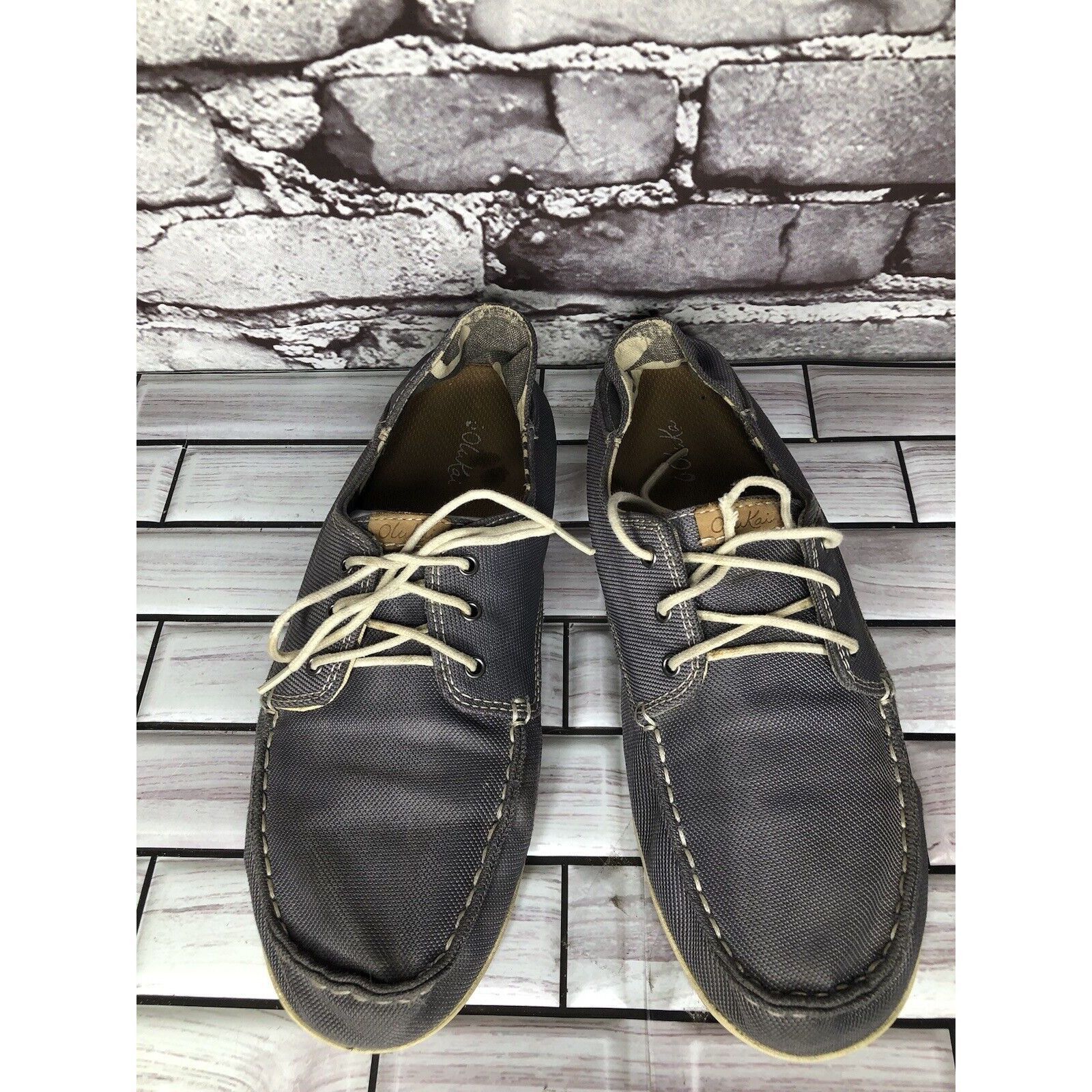 Olukai Olukai Heleuma Mesh Gray Textile Lace Casual Comfort Shoes W Size US 8 / IT 38 - 15 Thumbnail