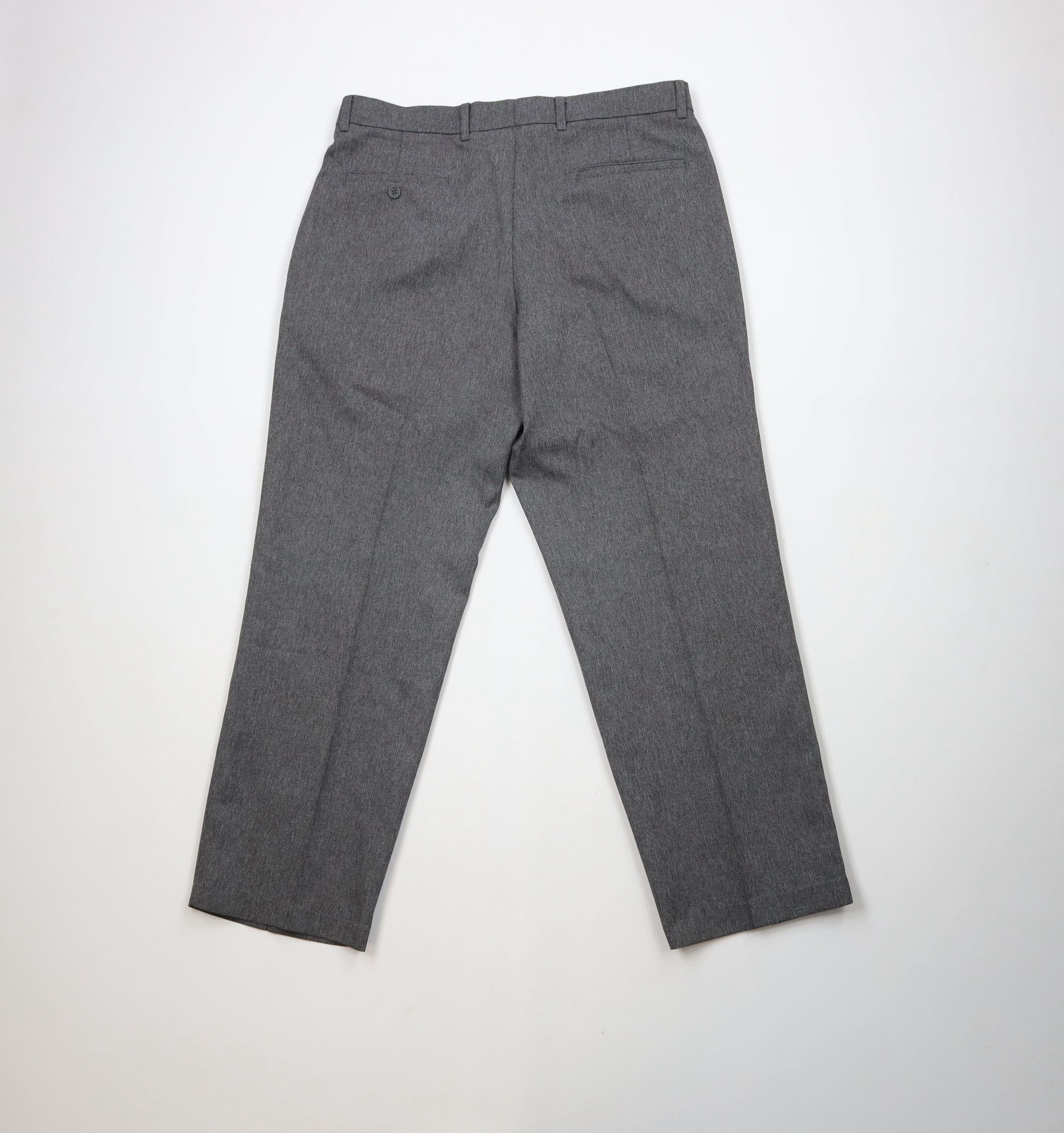 Levi's × Vintage Vintage Y2K 2004 Levis Knit Wide Leg Chino Pants Gray Size US 36 / EU 52 - 12 Thumbnail