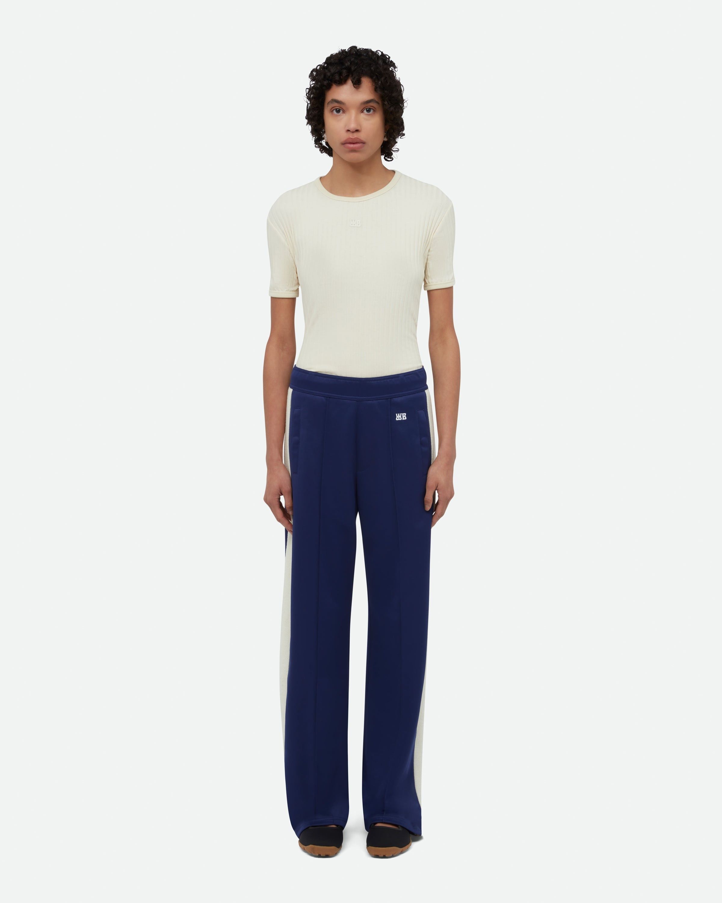 Wales Bonner o1mle0825 Mantra Track Pant in Blue Size US 34 / EU 50 - 2 Thumbnail