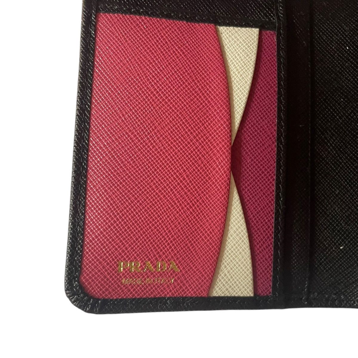Prada Prada women's wallet in black Saffiano leather Size ONE SIZE - 6 Thumbnail