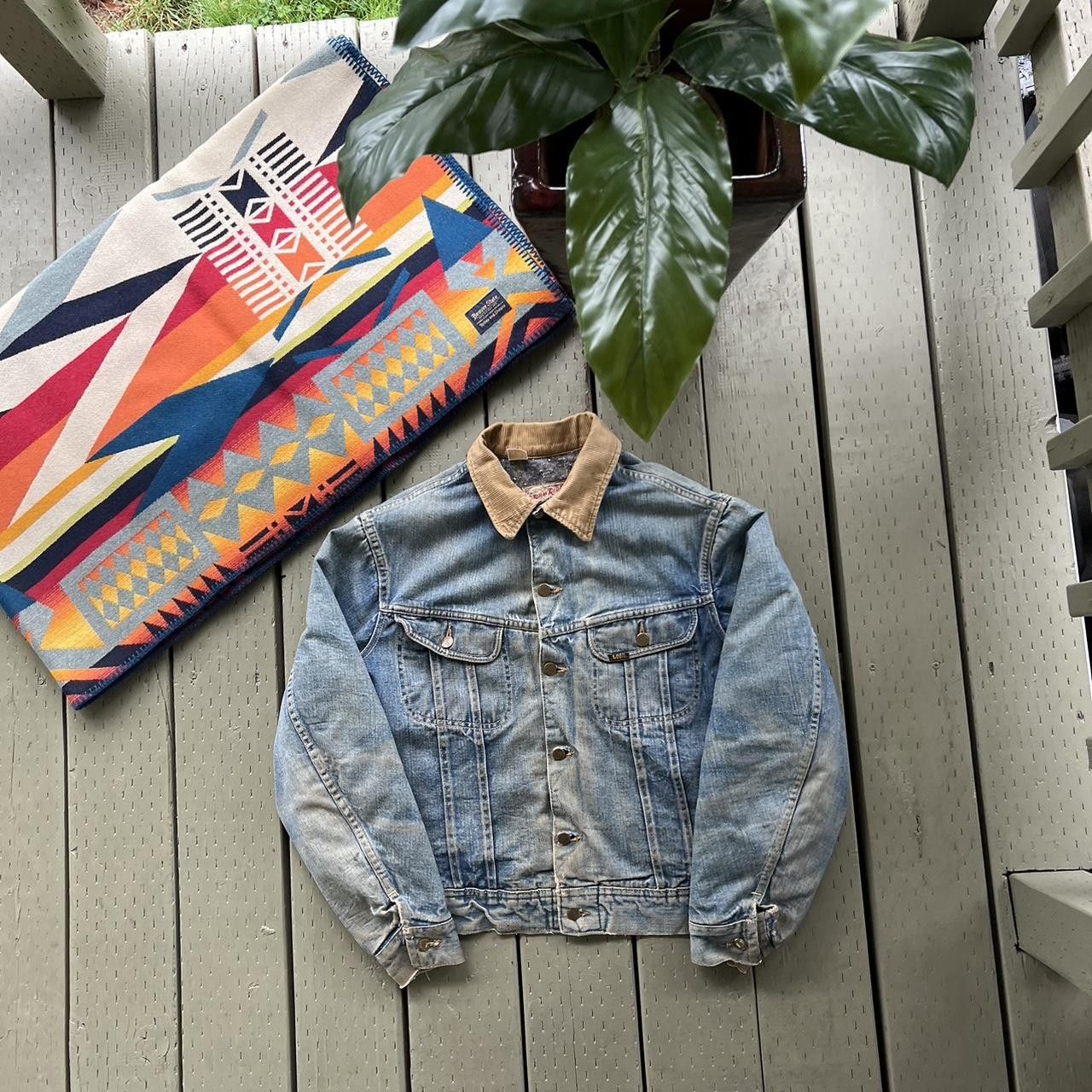 Lee × Vintage VTG 70’s Lee Storm Rider Blanket Lined Trucker Jean Jacket Size US M / EU 48-50 / 2 - 3 Thumbnail