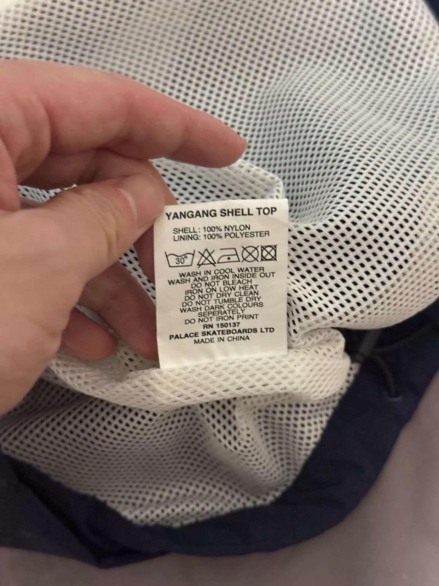 Palace Palace White & Blue Color Block Shell Jacket M Size US M / EU 48-50 / 2 - 7 Thumbnail