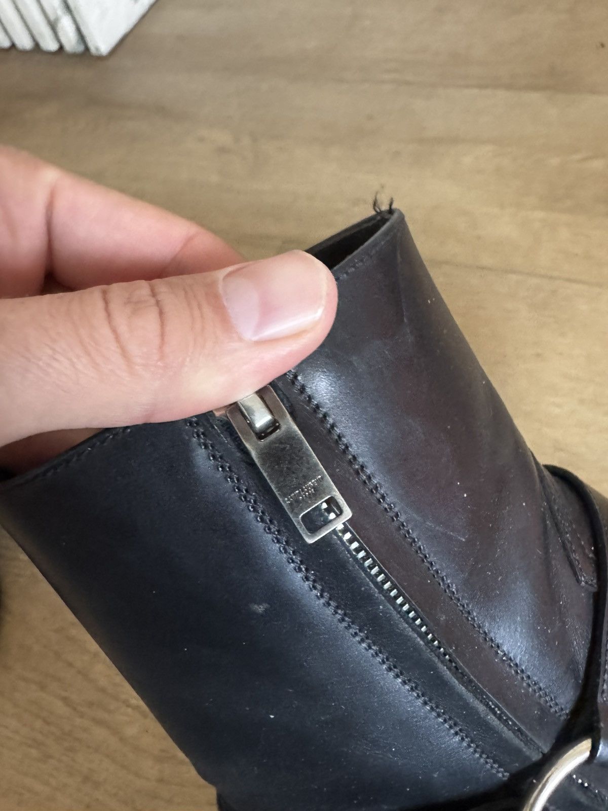 Saint Laurent Paris Hedi Harness Wyatts Leather 43 Size US 10 / EU 43 - 6 Thumbnail