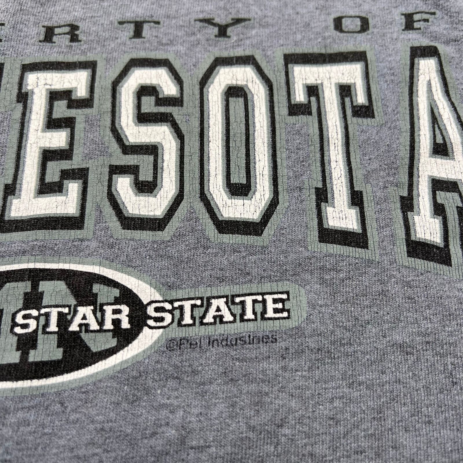 Delta Vintage Minnesota USA Gray Short Sleeve T-Shirt Size L Y2K Size US L / EU 52-54 / 3 - 4 Thumbnail