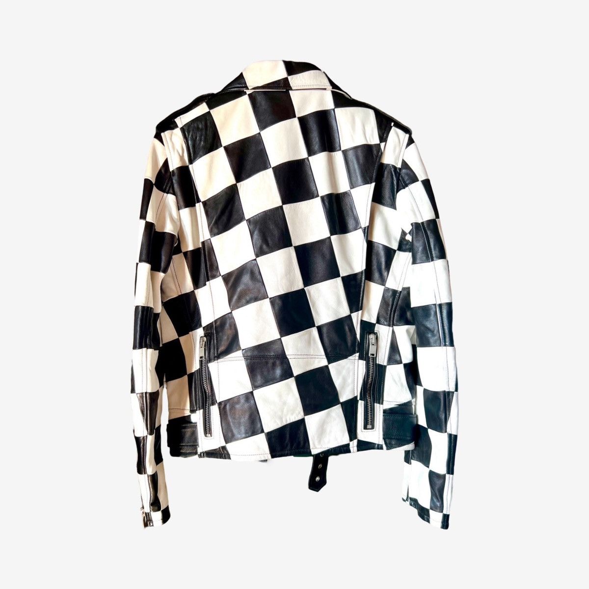 Saint Laurent Paris *RARE* Saint Laurent Paris SS14 Checkered L01 Sz.48 Size US M / EU 48-50 / 2 - 3 Thumbnail