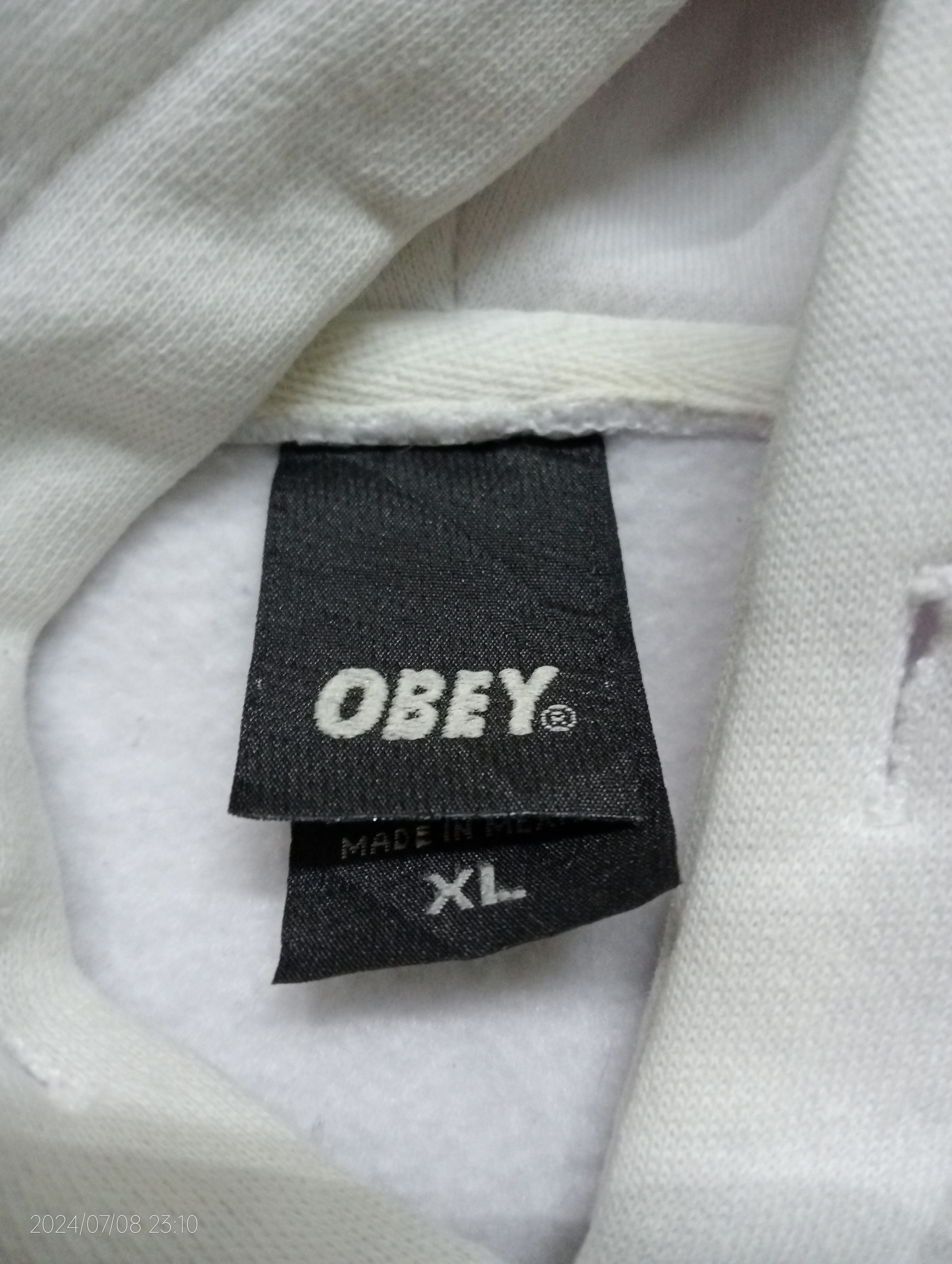 Obey Vintage Obey Box Logo Pullover Hoodie Size US XL / EU 56 / 4 - 4 Thumbnail