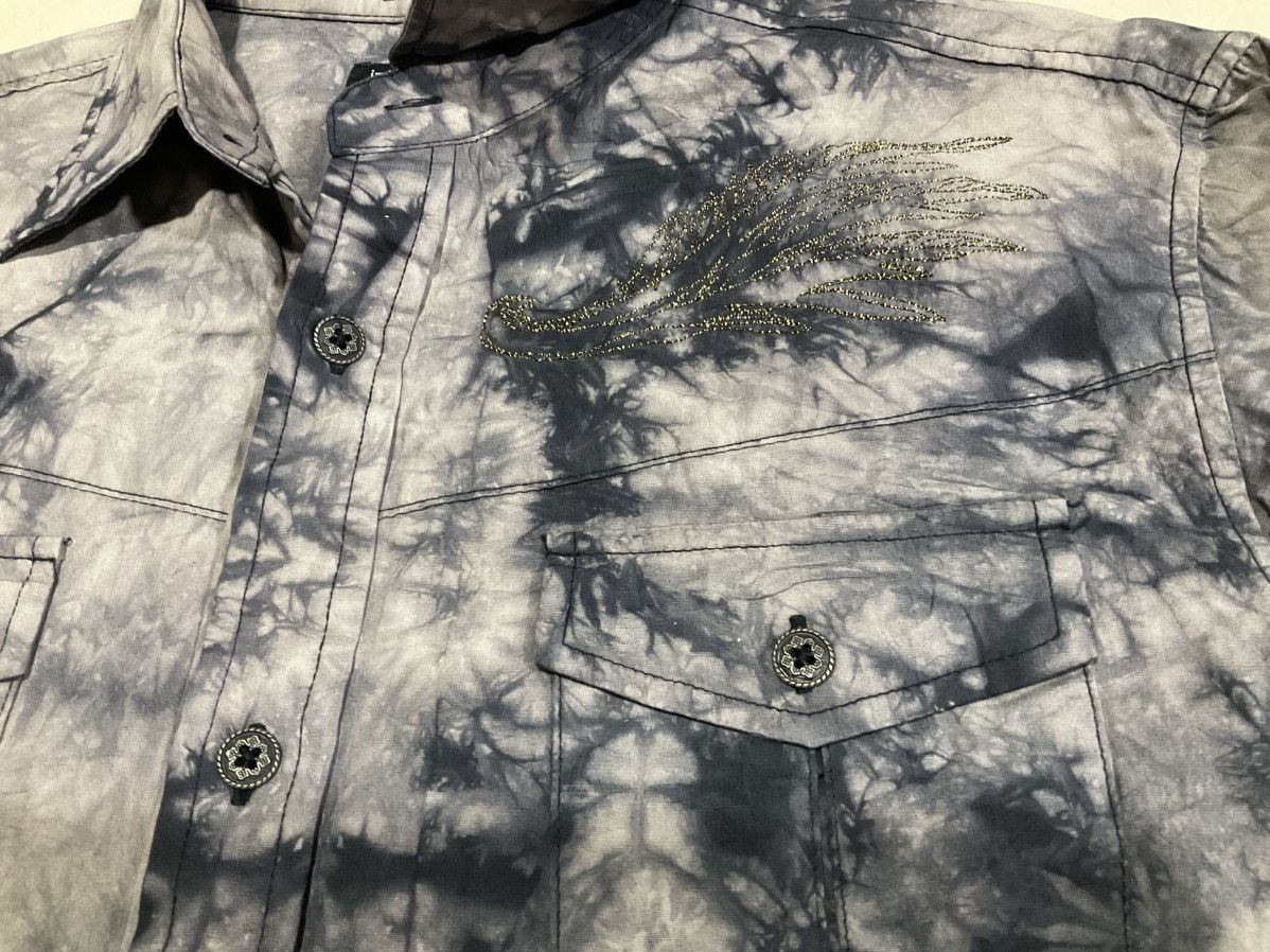 14th Addiction × If Six Was Nine × Japanese Brand 🔥Sick Y2K In The Attic Homme Shirt Acid Phoenix Embroidered Size US M / EU 48-50 / 2 - 3 Thumbnail