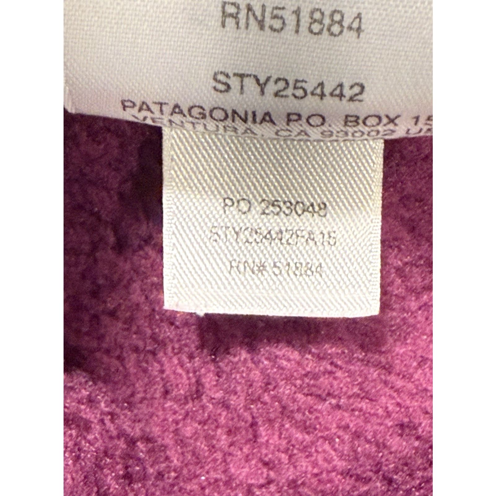 Patagonia Patagonia Pullover Sweatshirt Womens Small Purple Re-Tool Snap-T Fleece Mock Neck 1/4 Zip Logo Activewear Size S / US 4 / IT 40 - 7 Thumbnail