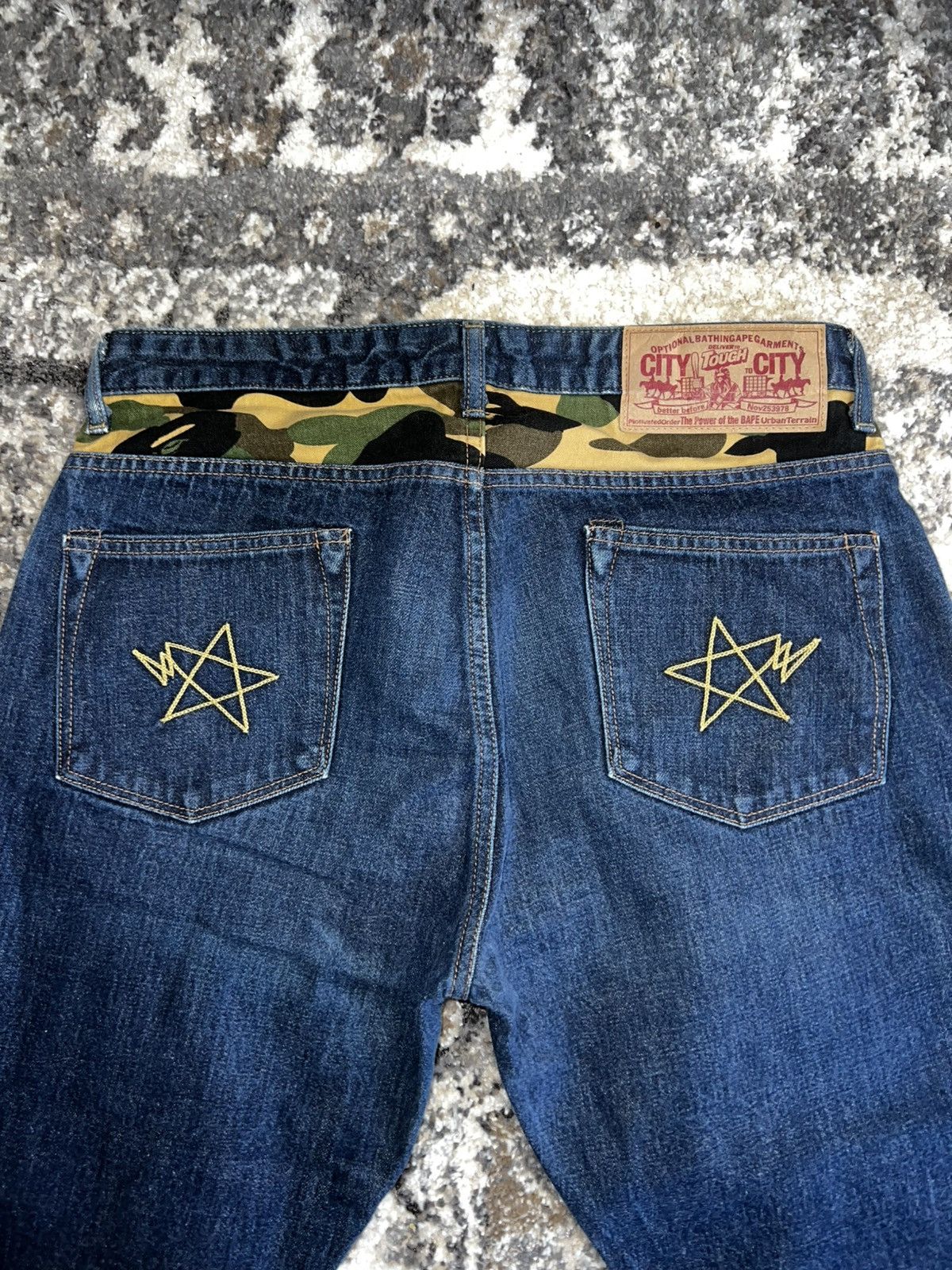 Bape Bape OG Bape Camo & Star Jeans Size US 34 / EU 50 - 5 Thumbnail