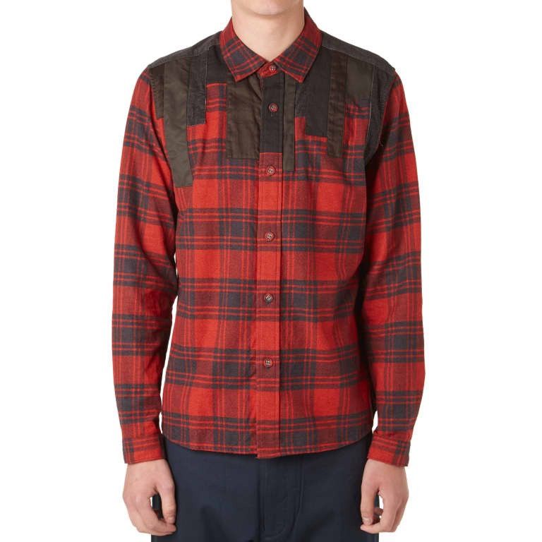 Japanese Brand × White Mountaineering White Mountaineering AW2015 Pacth Work Shirt Size US M / EU 48-50 / 2 - 2 Thumbnail