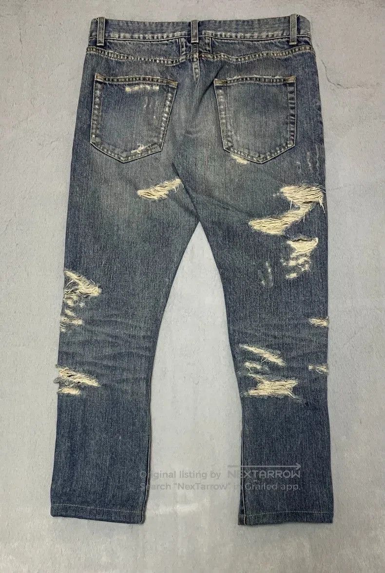 Saint Laurent Paris Saint Laurent SLP Distressed Denim Jeans. Size US 30 / EU 46 - 2 Thumbnail