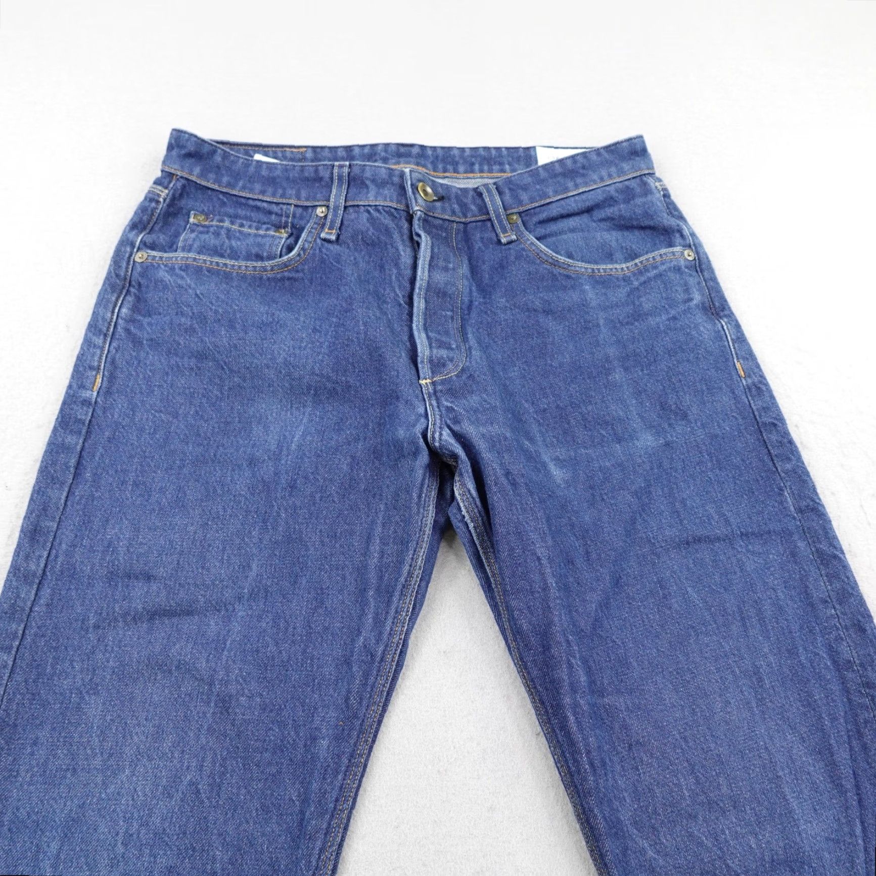 Rag & Bone Rag & Bone Jeans Mens 31 Blue Denim Button Fly Made In USA Straight Leg Faded Jeans Mens 31 Blue Denim Button Fly Made In USA Straight Leg Faded Size US 31 - 2 Thumbnail