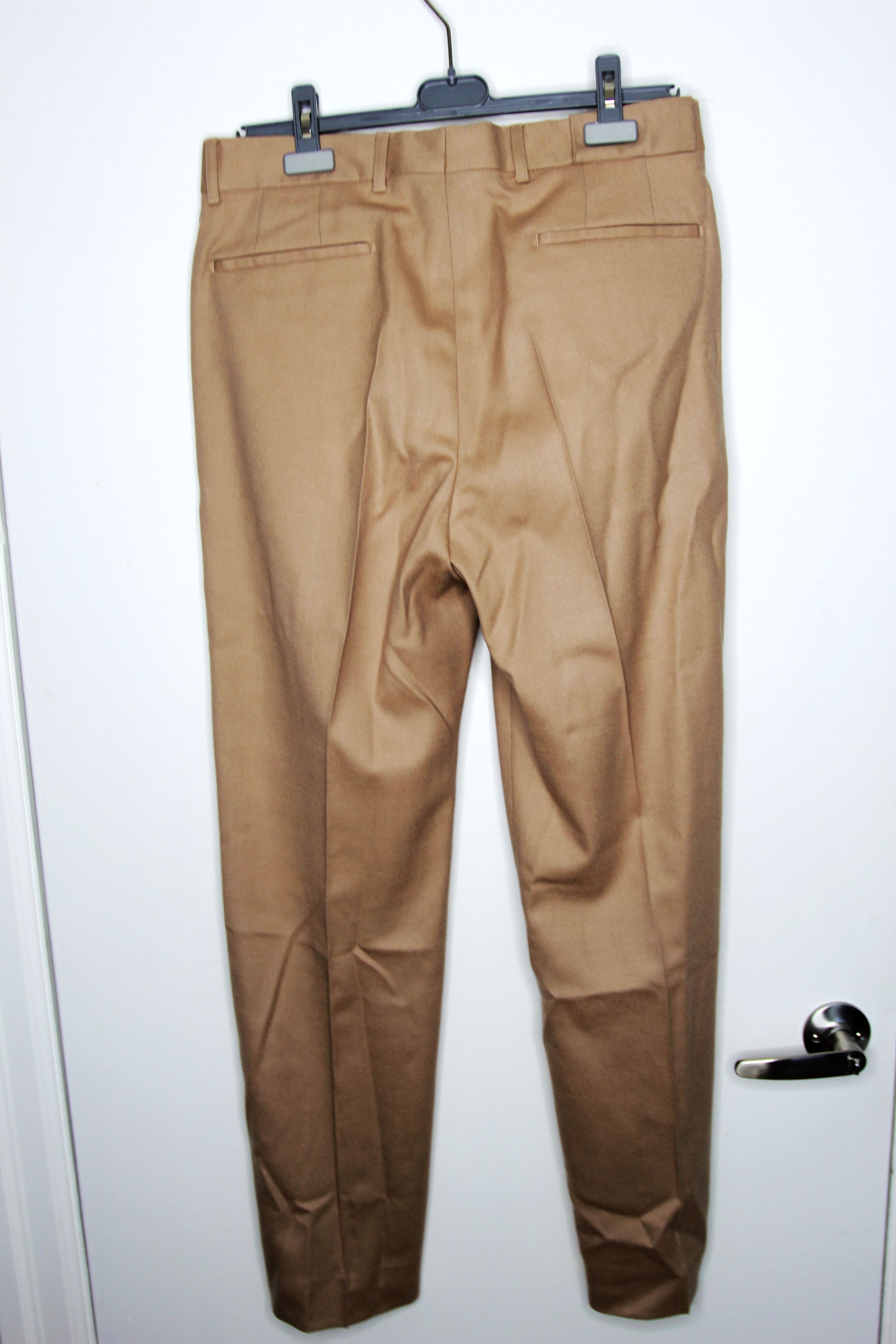 Other BNWT AW25 ECOLE DE PENSEE OLD ROSE BRUSHED WOOL PANTS 42 Size US 36 / EU 52 - 3 Thumbnail