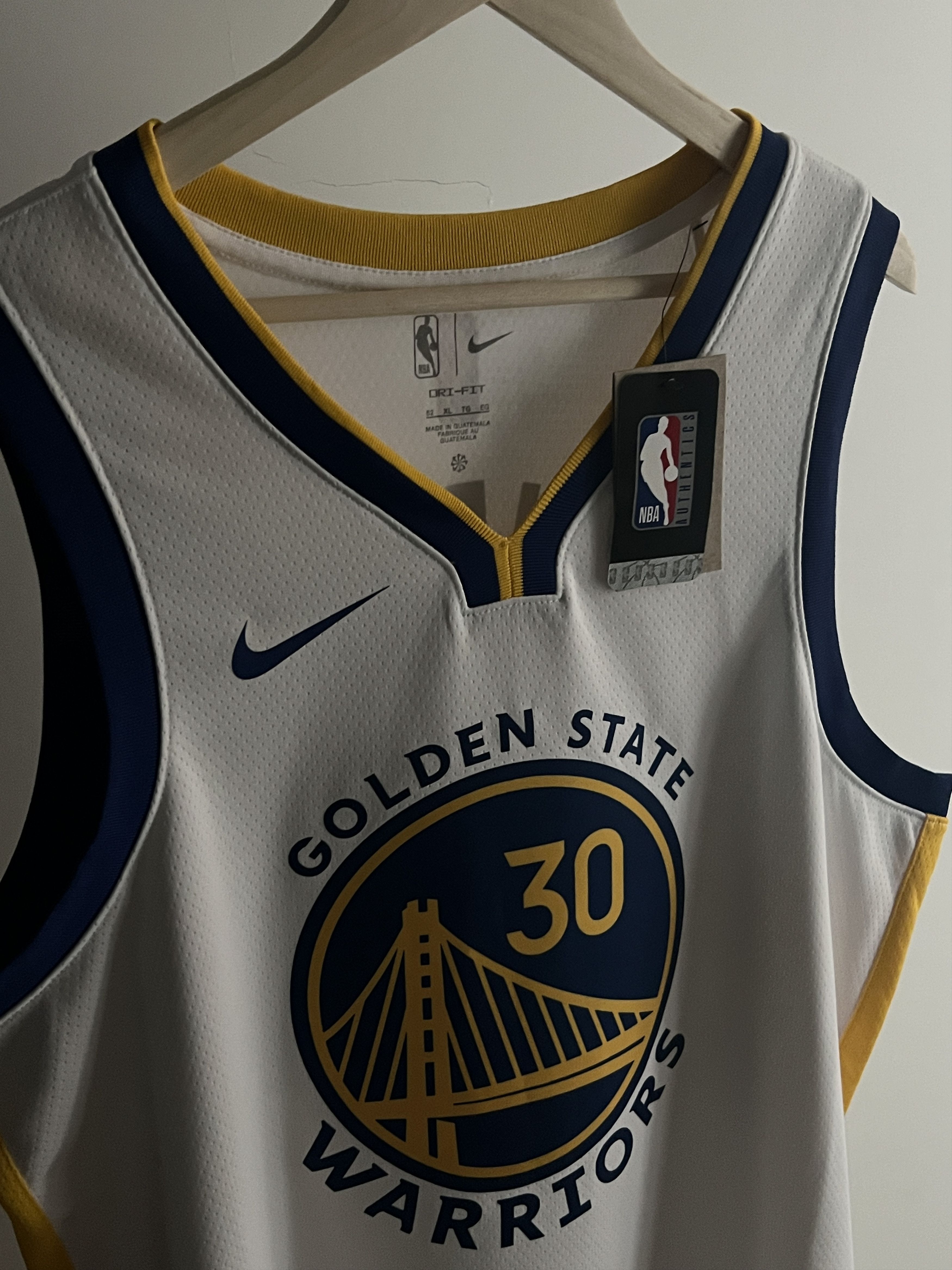 NBA × Nike Jersey Nike Stephen Curry 30 Golden State Warriors NBA USA Size US XL / EU 56 / 4 - 3 Thumbnail