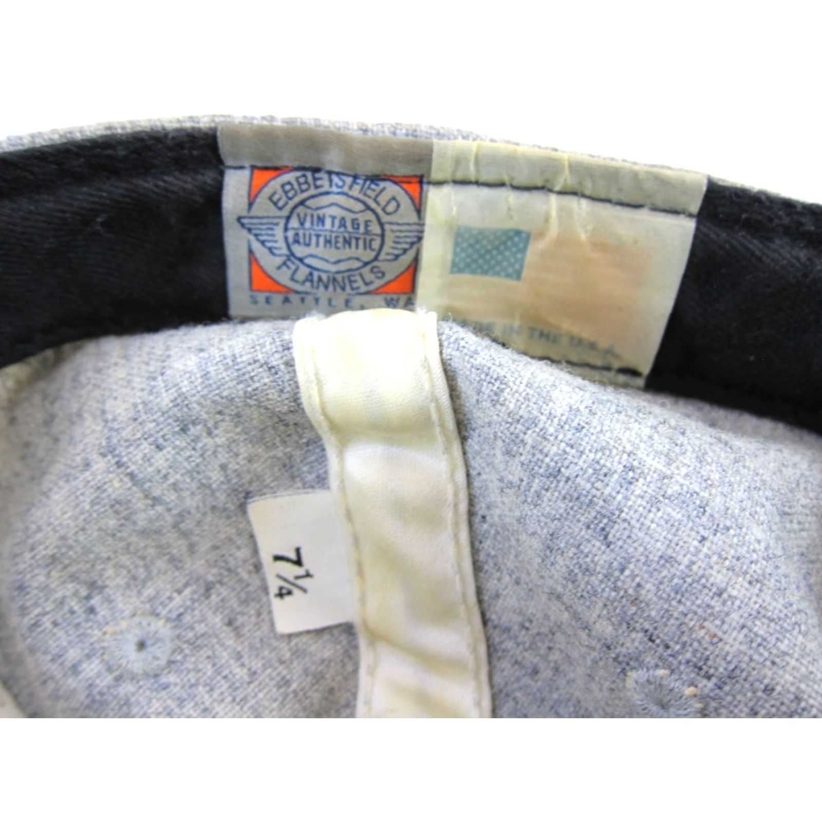 Ebbets Field Flannels VTG Ebbets Field Flannels Grey Blue Wool Havana Cubans Baseball Cap Hat 7 1/4 Size ONE SIZE - 7 Thumbnail