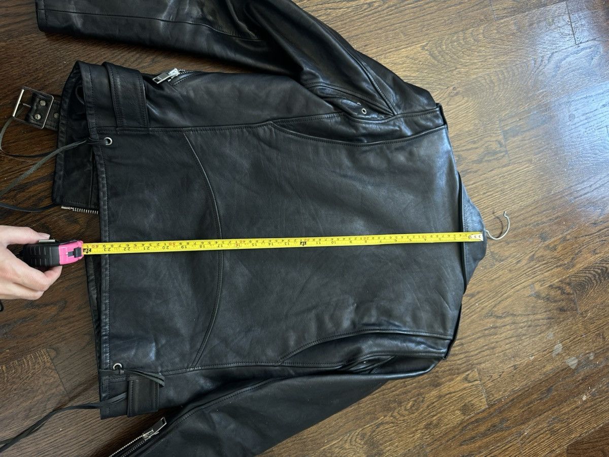 Saint Laurent Paris Hedi Slimane Saint Laurent Paris Calfskin Moto Jacket Black Size US S / EU 44-46 / 1 - 8 Thumbnail