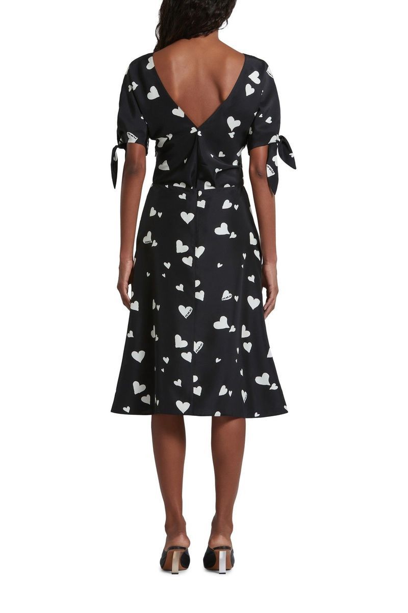 Marni o1w1db10824 Midi Skirt in Black Size 30" / US 8 / IT 44 - 2 Thumbnail