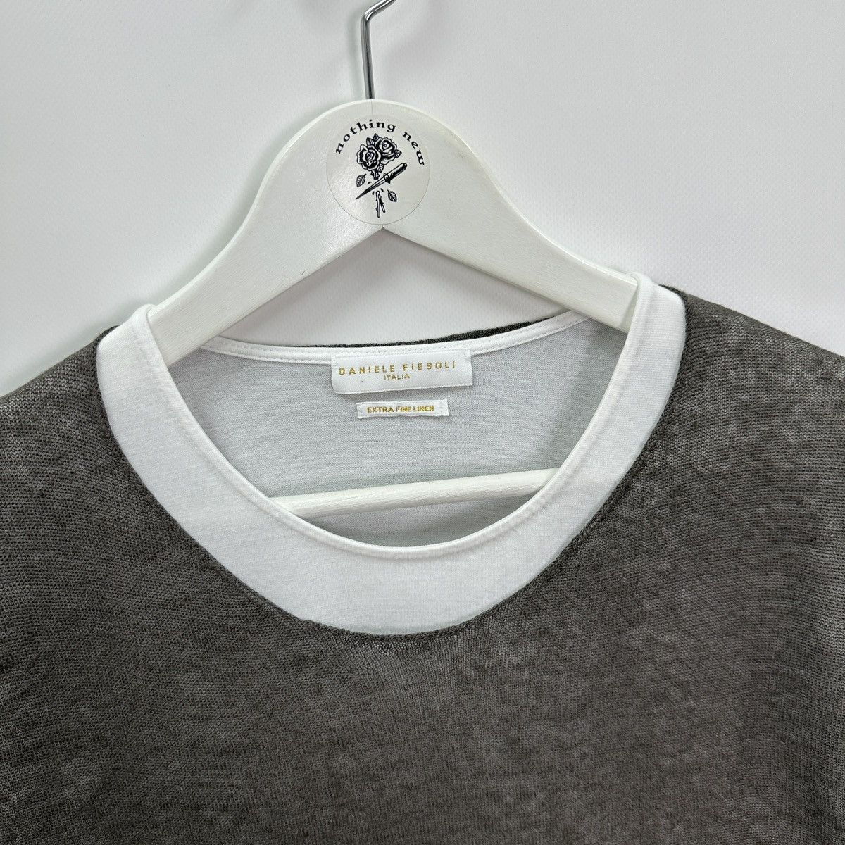 Daniele Fiesoli Daniele Fiesoli Extra Fine Linen tee Italy designer luxury Size US M / EU 48-50 / 2 - 5 Thumbnail