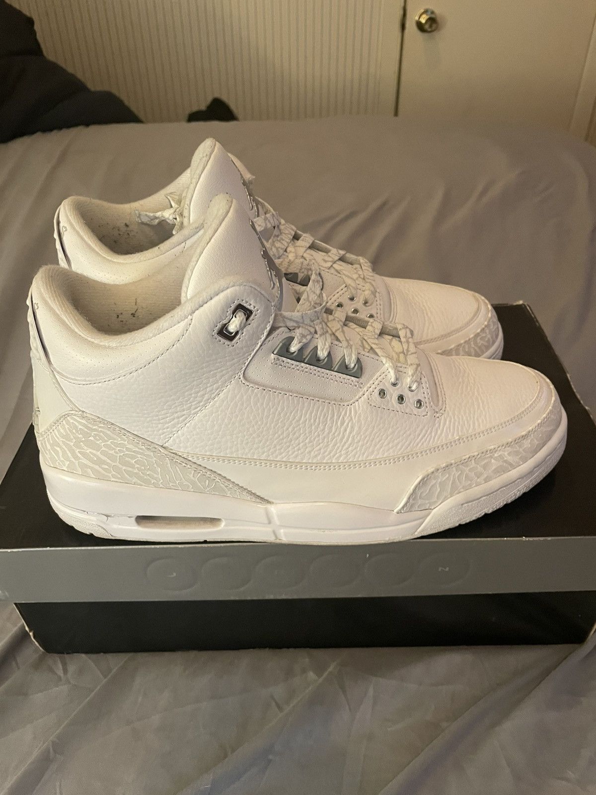 Jordan Brand Air Jordan 3 Pure Money 2007 Size 11.5 Size US 11.5 / EU 44-45 - 3 Thumbnail