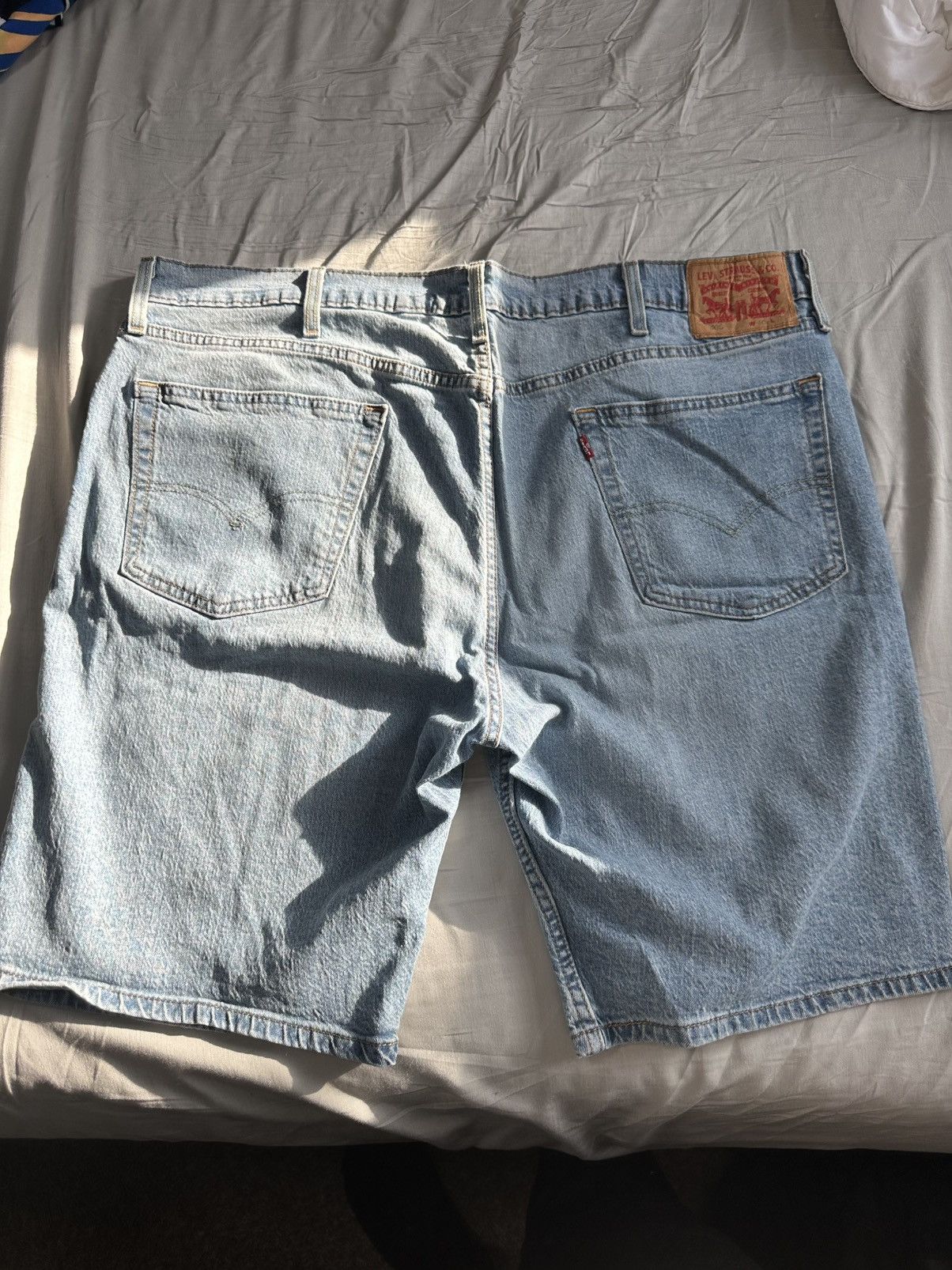 Levi's Blue Denim Levi’s Jean Shorts Size US 40 / EU 56 - 2 Thumbnail