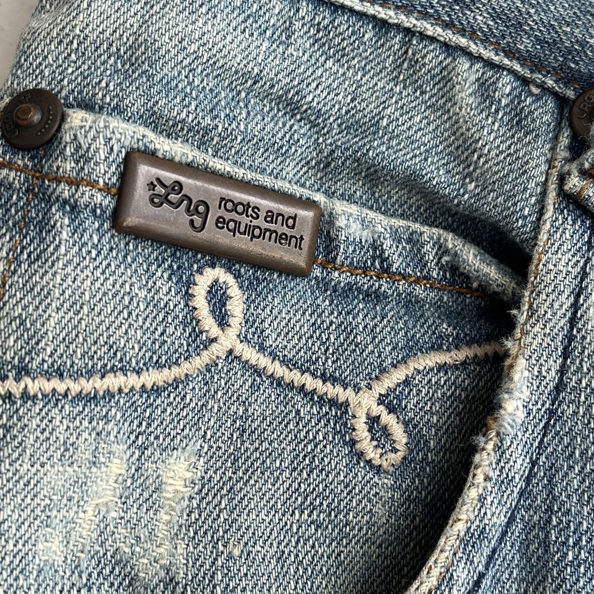 LRG Vintage LRG Streetwear Skateboard Denim Baggy Jeans Size US 36 / EU 52 - 12 Thumbnail