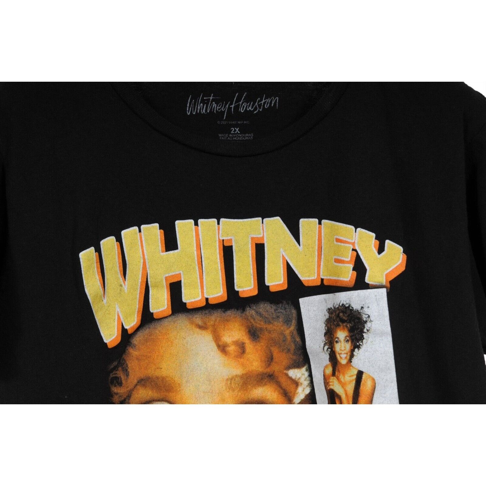 Band Tees Whitney Houston Vintage 2yk 2000s Tour Hits T Shirt -02165 Size US M / EU 48-50 / 2 - 4 Thumbnail