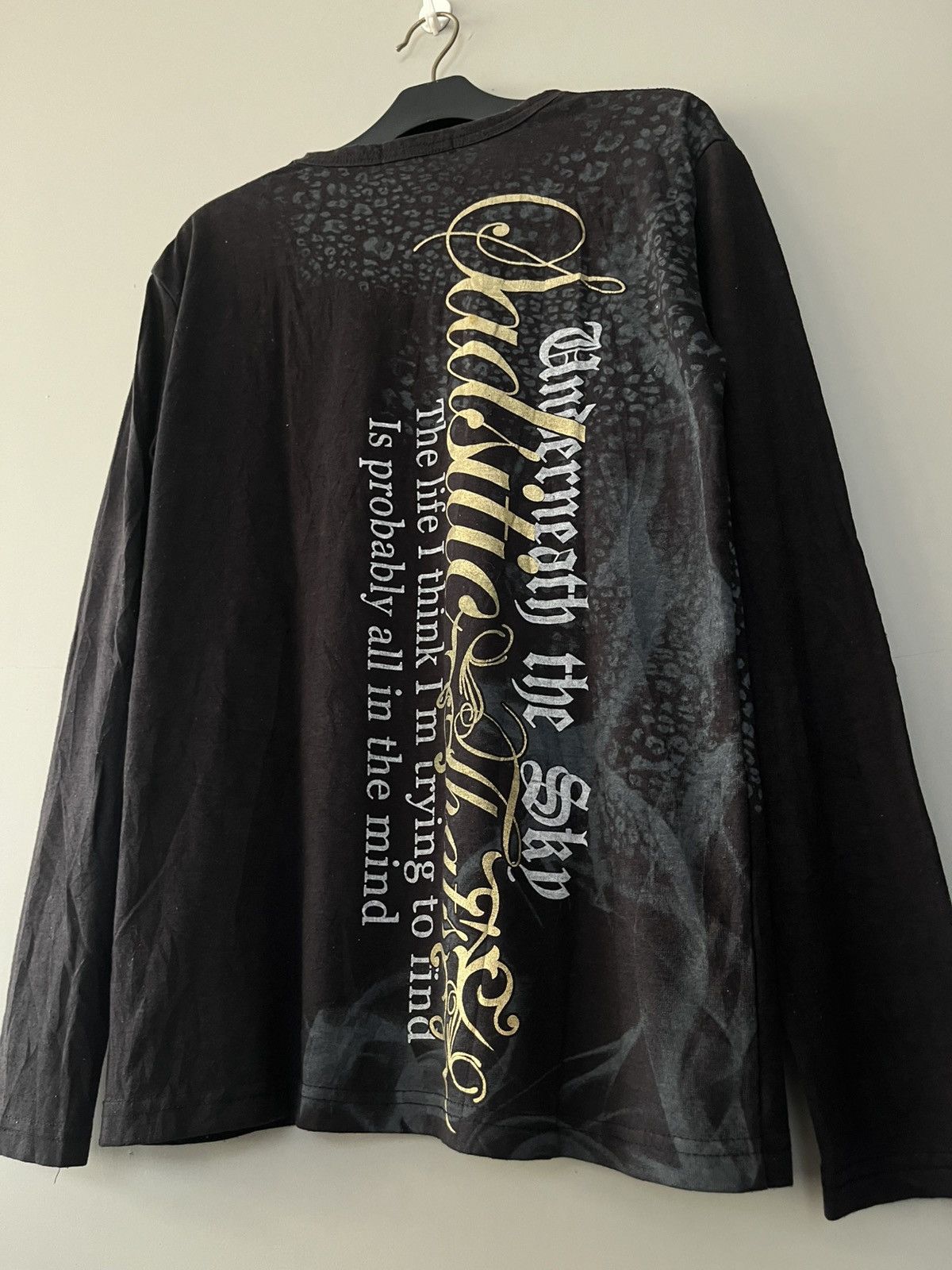 14th Addiction JAPANESE CLASH AHEAD POEM GOTHIC SEDITIONARIES PUNK STYLE Size US L / EU 52-54 / 3 - 4 Thumbnail