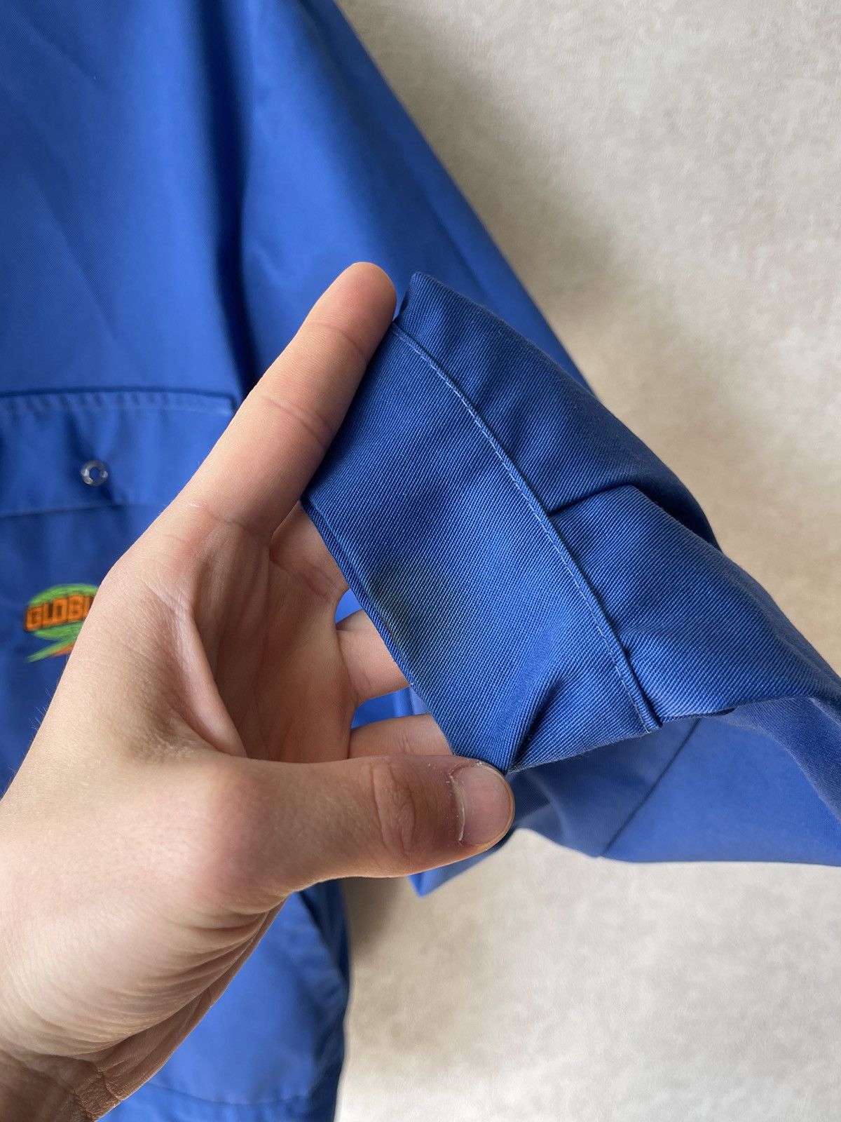 Le Laboureur Vintage 70s French Sanfor Chore Work Jacket Button Up Size US L / EU 52-54 / 3 - 13 Thumbnail