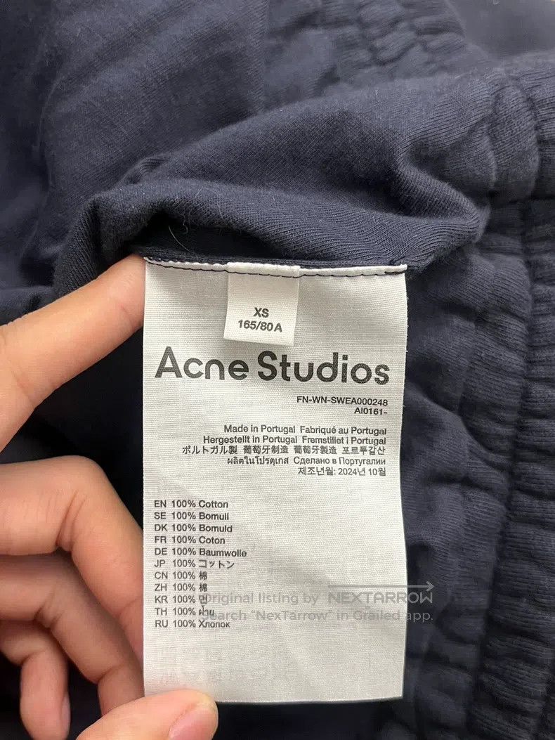 Acne Studios Acne Studios SS25 high neck soft fleece logo embroidery ca Size XS / US 0-2 / IT 36-38 - 4 Thumbnail