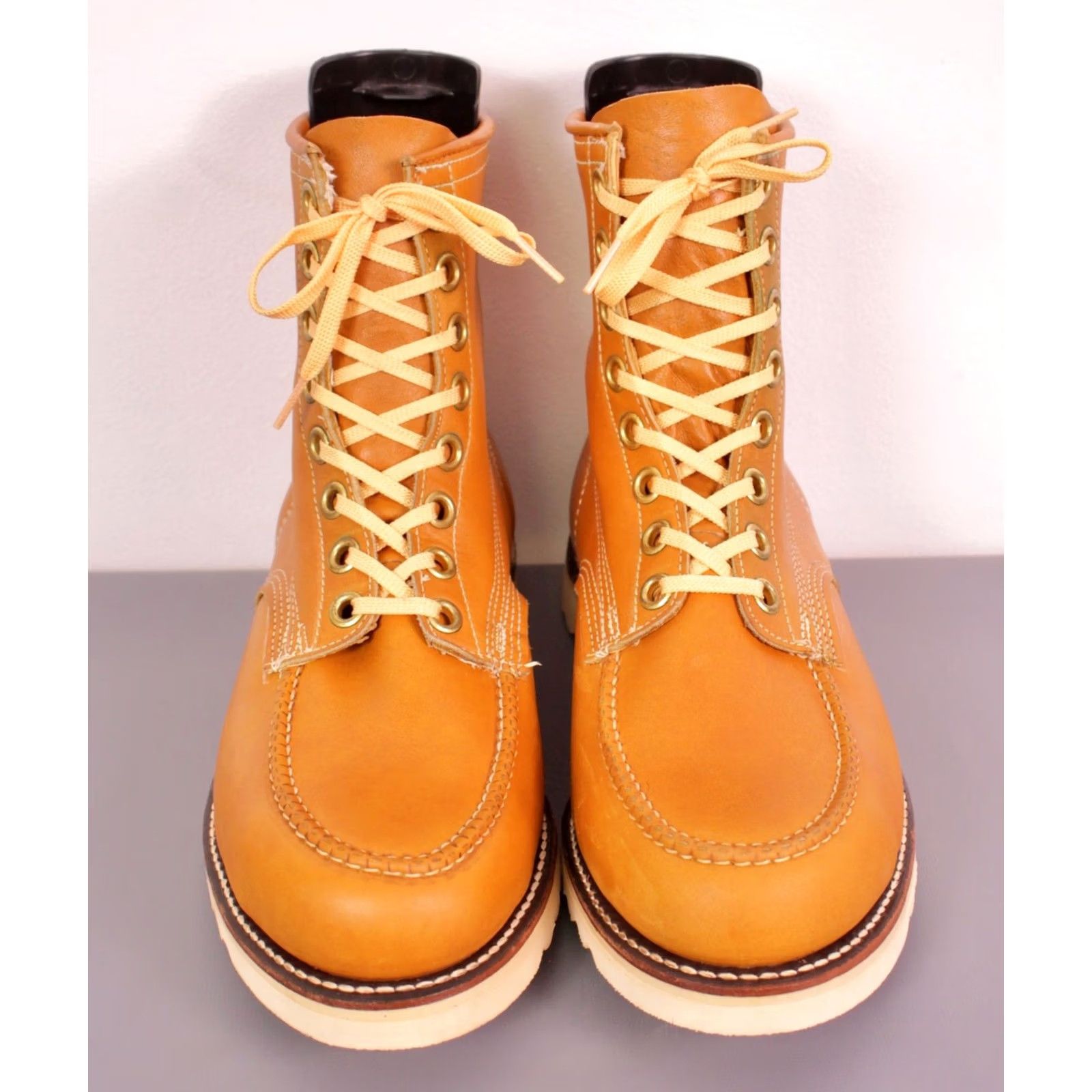 Vintage VINTAGE 70s Tan Hunting / Hiking Boots Sz 9.5 E Leather Crepe Sole Mens Size US 10 / EU 43 - 2 Thumbnail
