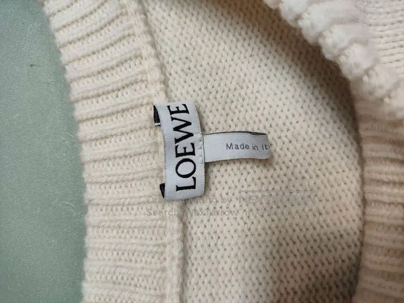 Loewe LOEWE Beige chest water-drop logo sweater Size XS / US 0-2 / IT 36-38 - 3 Thumbnail